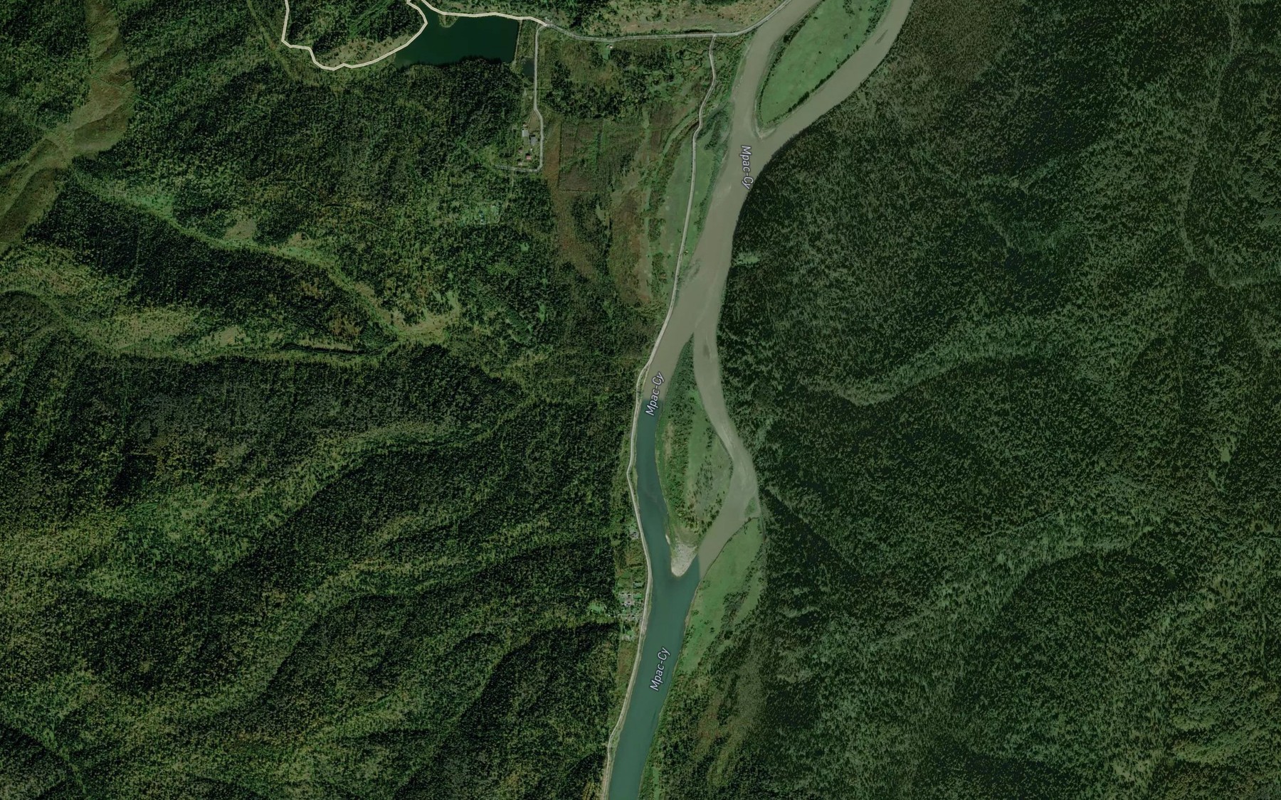 Satellite map of the Malyy Kiyzas Pervyy