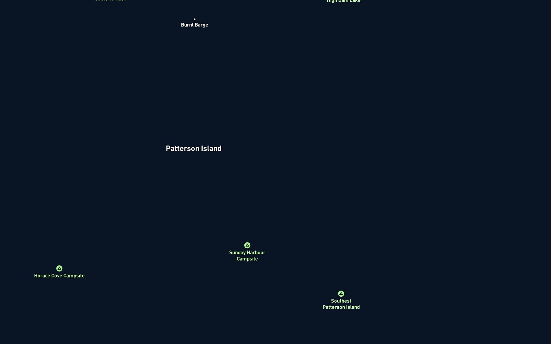 Satellite map of the Logging Camp Lake