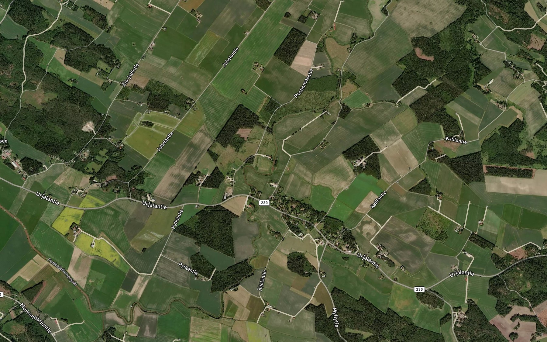 Satellite map of the Suoniitunoja