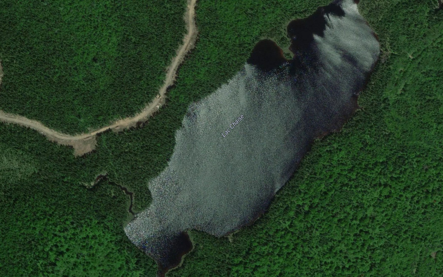 Satellite map of the Lac Chaise
