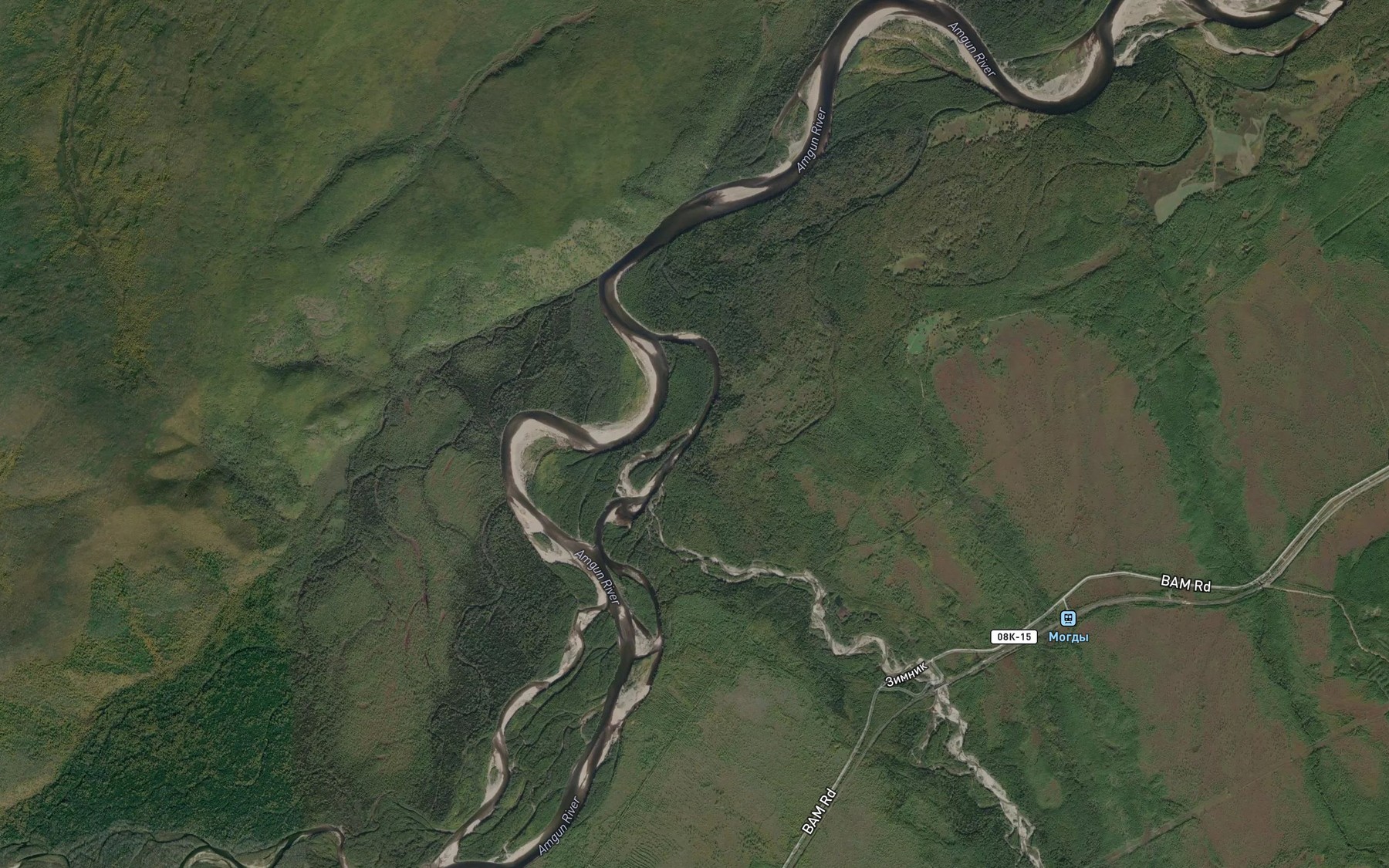 Satellite map of the Irungda