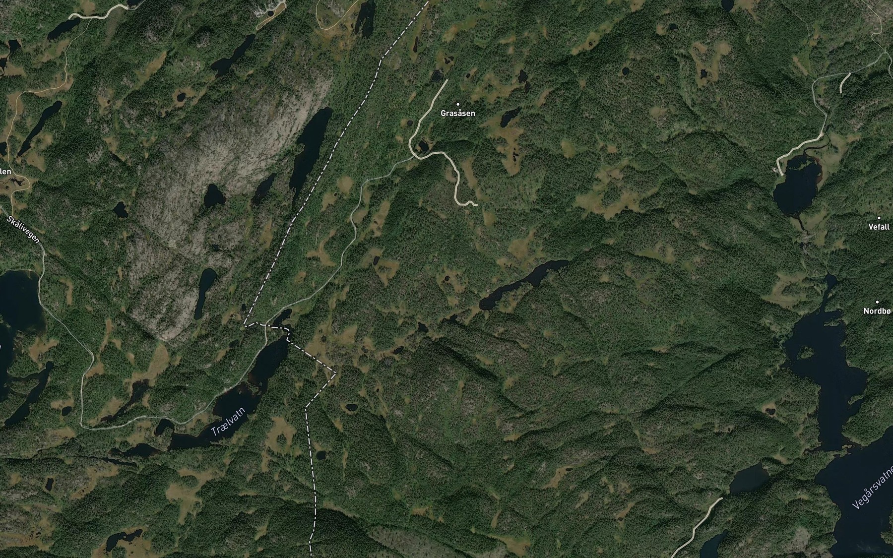 Satellite map of the Korttjenn