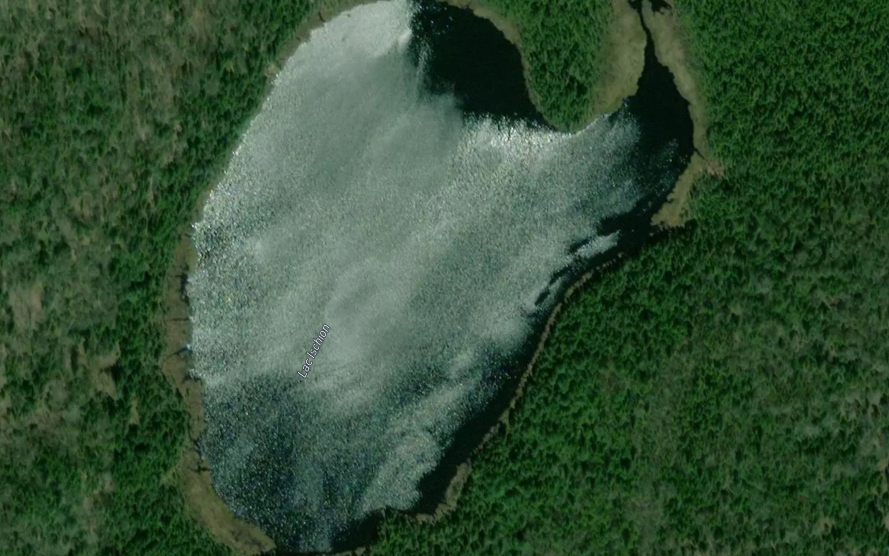 Satellite map of the Lac Ischion