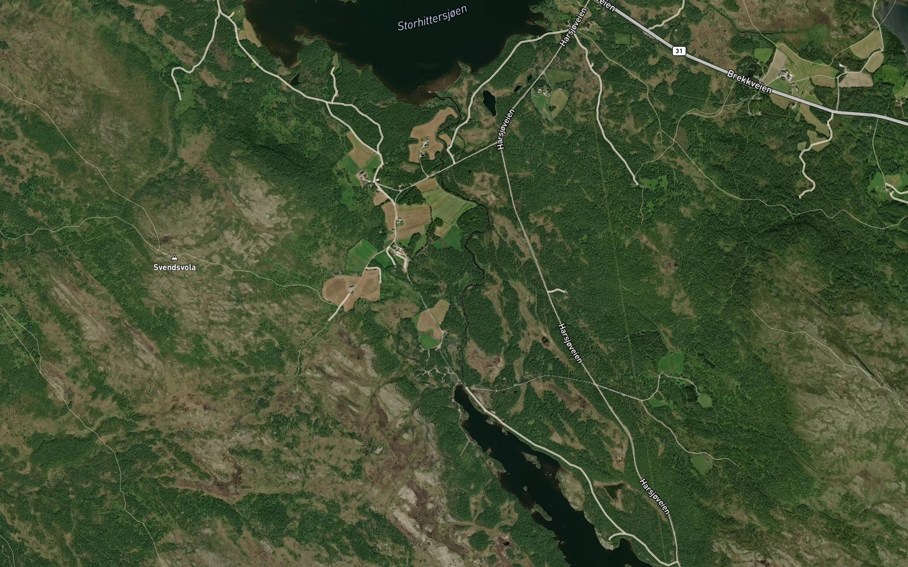 Satellite map of the Frostbekken