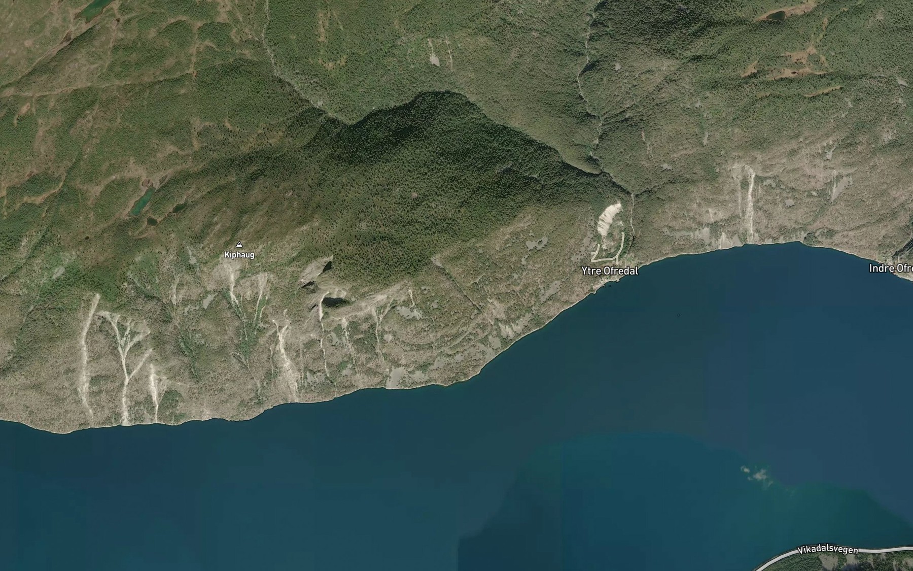 Satellite map of the Merkesgytti