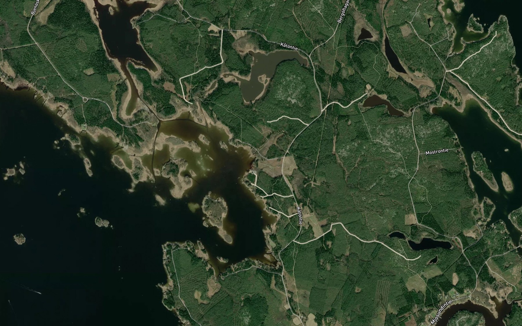 Satellite map of the Klubbviken