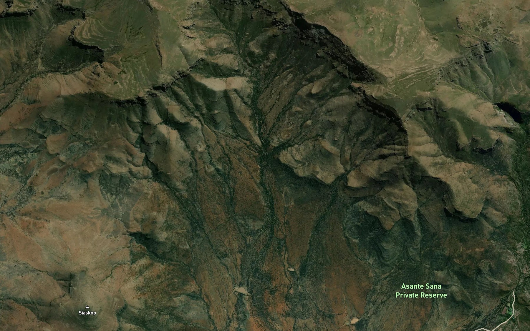 Satellite map of the Waterkloof