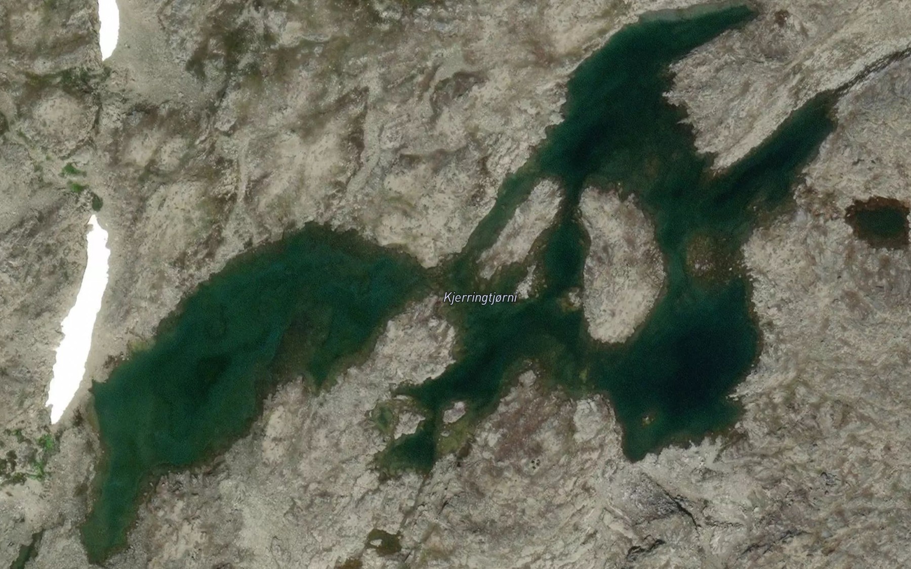 Satellite map of the Kjerringtjorni