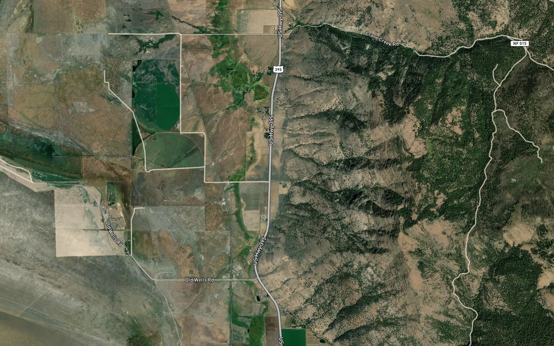 Satellite map of the Church Creek