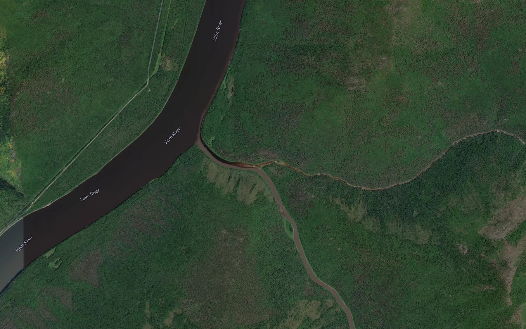 Satellite map of the Takhtyga