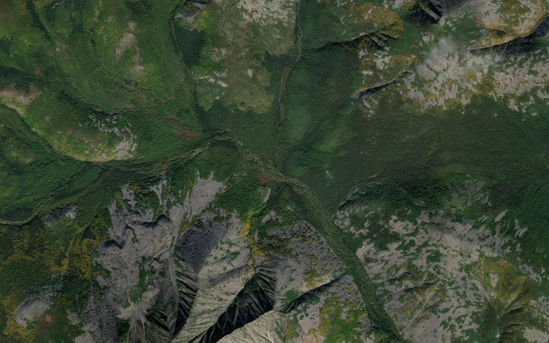 Satellite map of the Pravyy Salagat