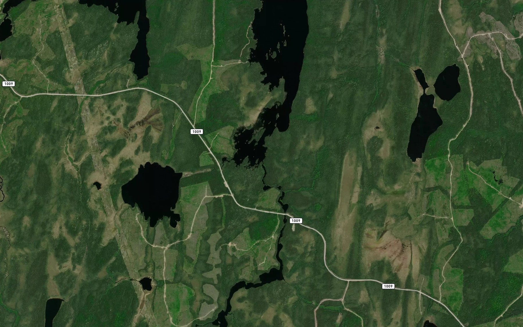 Satellite map of the Riviere Flapjack