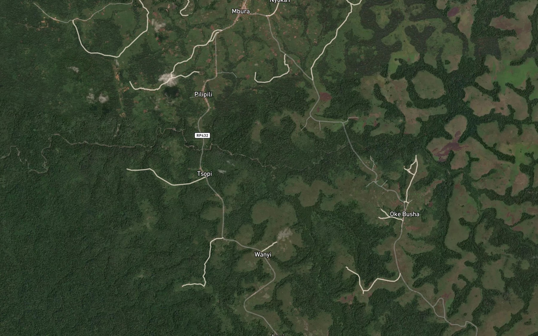 Satellite map of the Avi