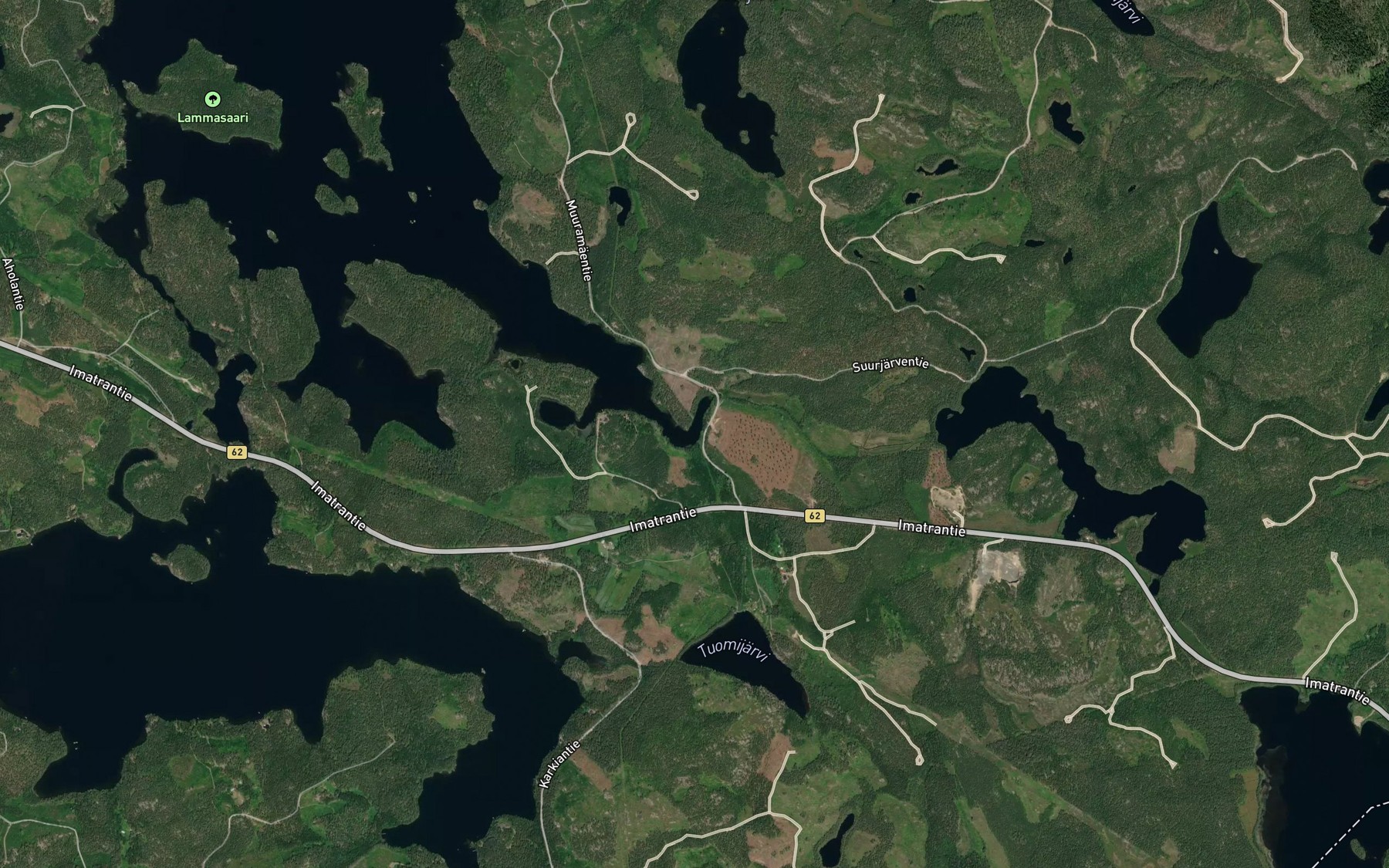 Satellite map of the Kuitinpohja