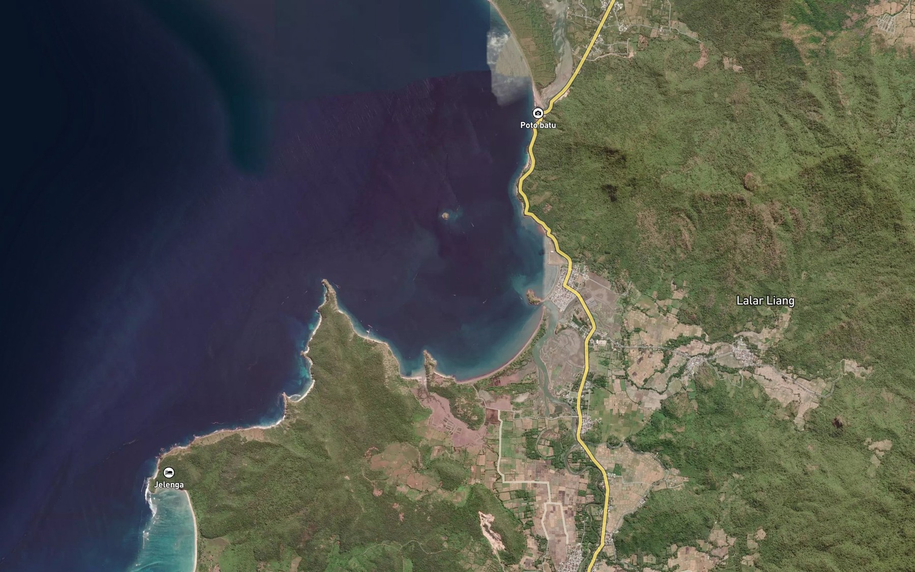 Satellite map of the Teluk Labuhanlalar