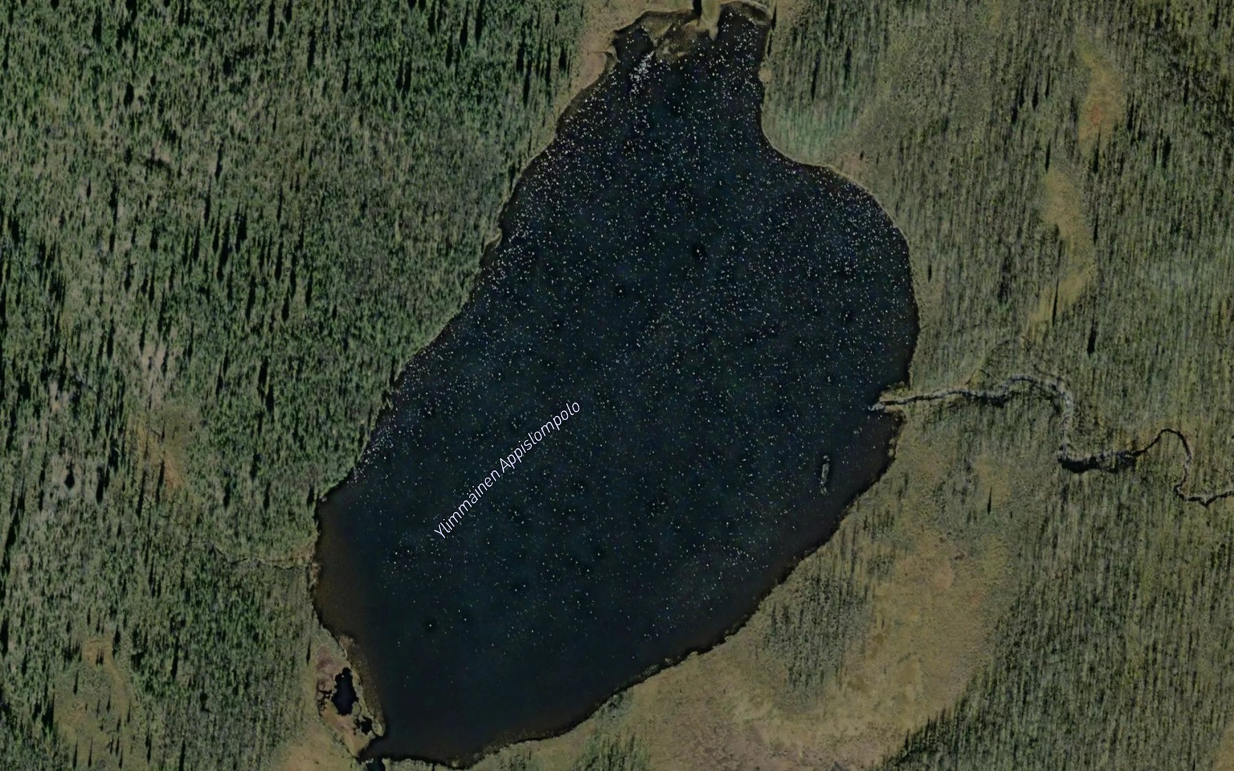 Satellite map of the Ylimmainen Appislompola