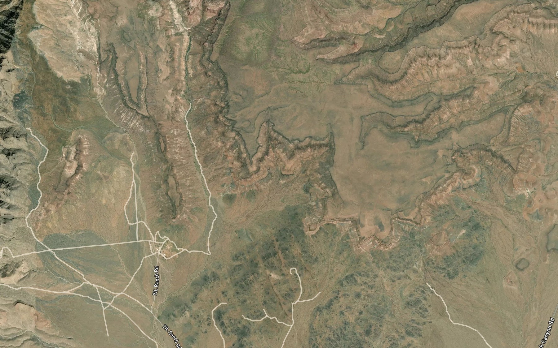 Satellite map of the Whiskey Spring
