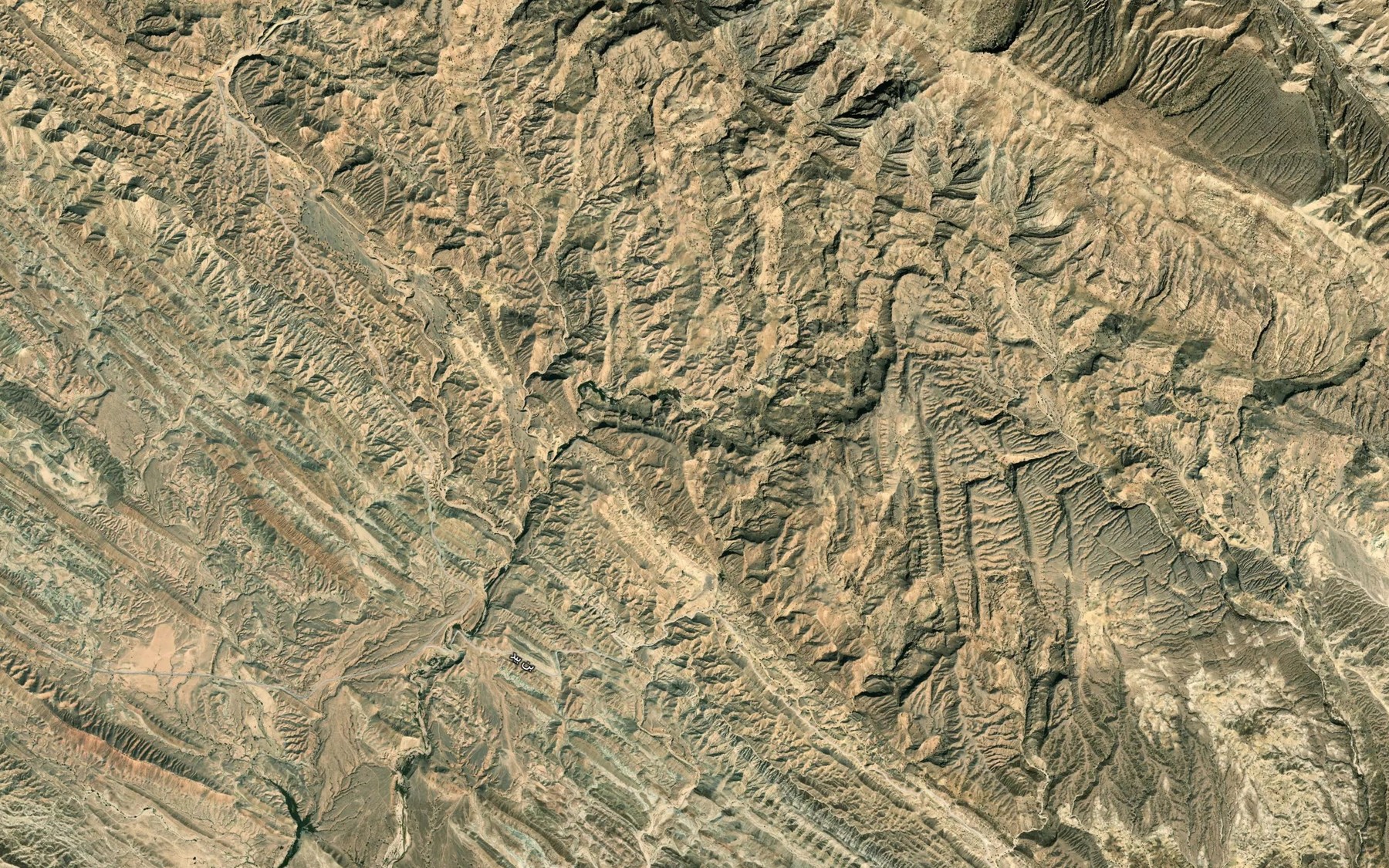 Satellite map of the Cheshmeh-ye Ab-e Tahlu