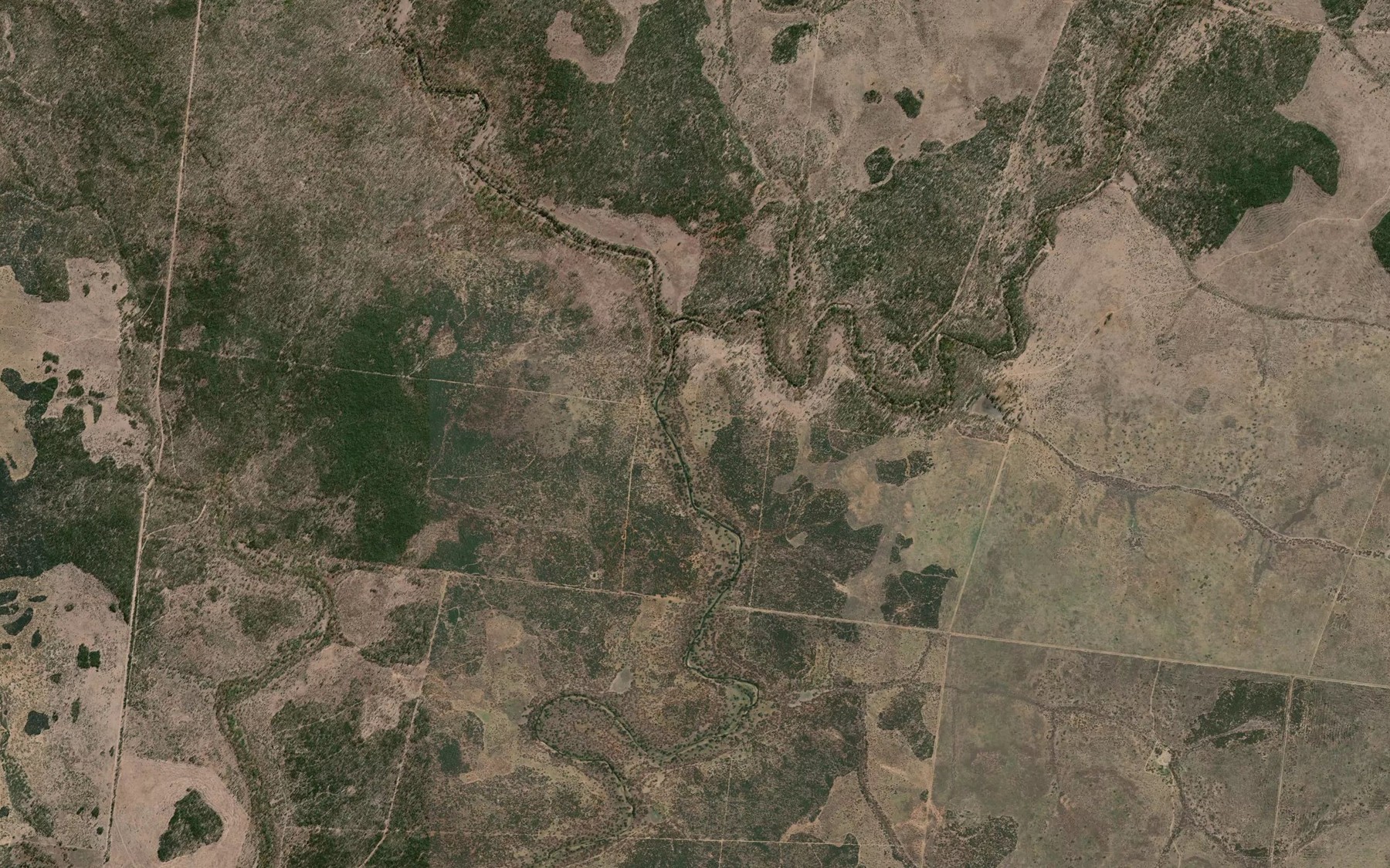 Satellite map of the Big Springs
