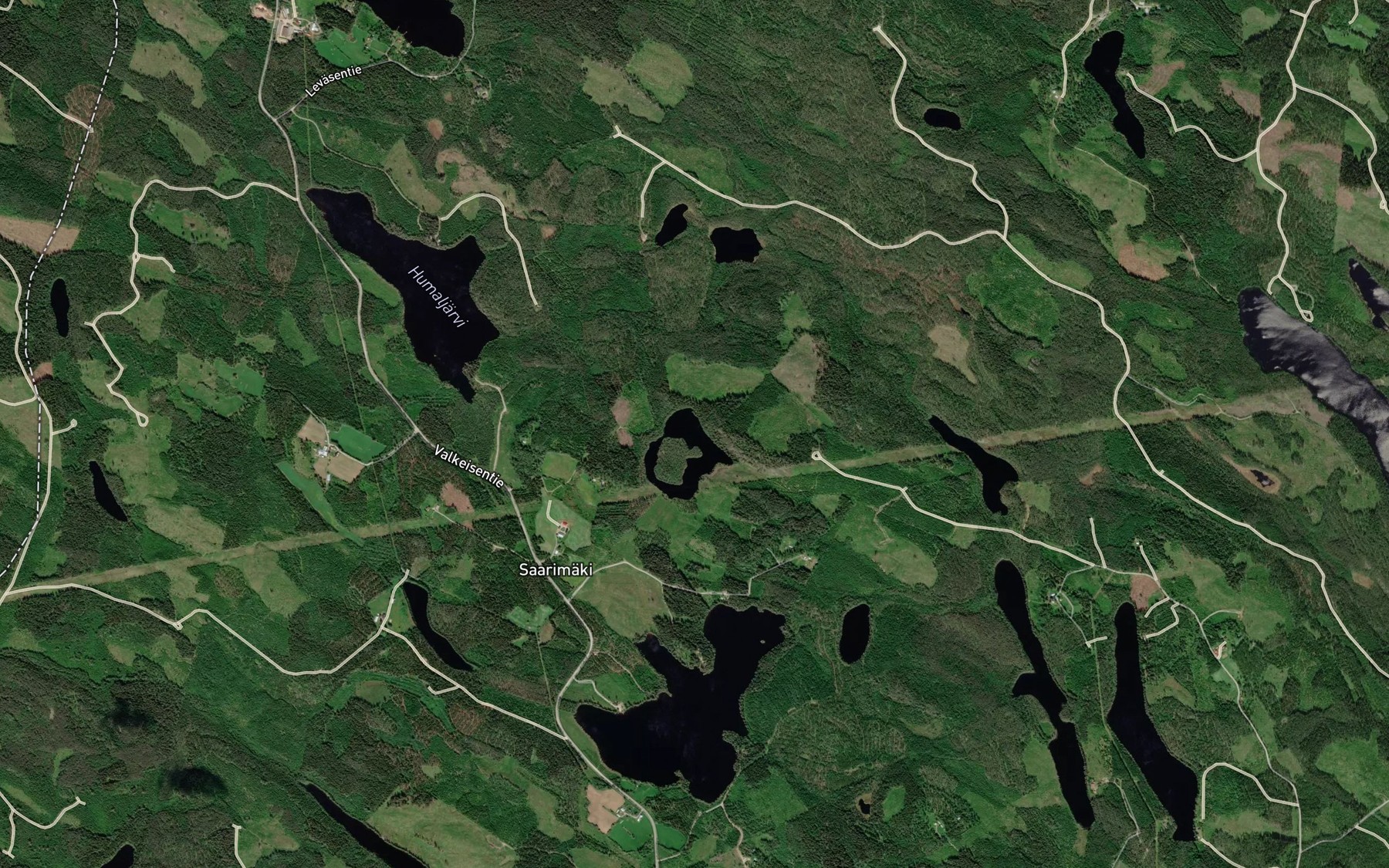 Satellite map of the Saarinen