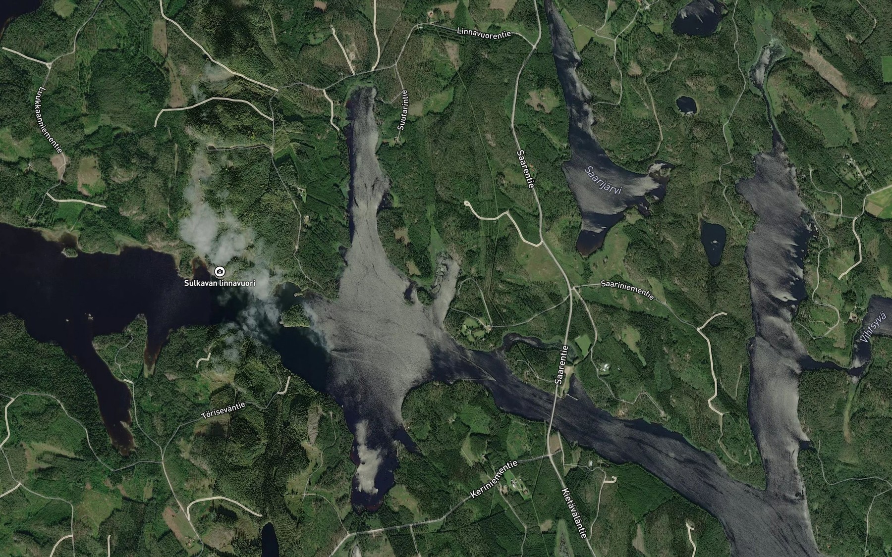 Satellite map of the Koholanlahti