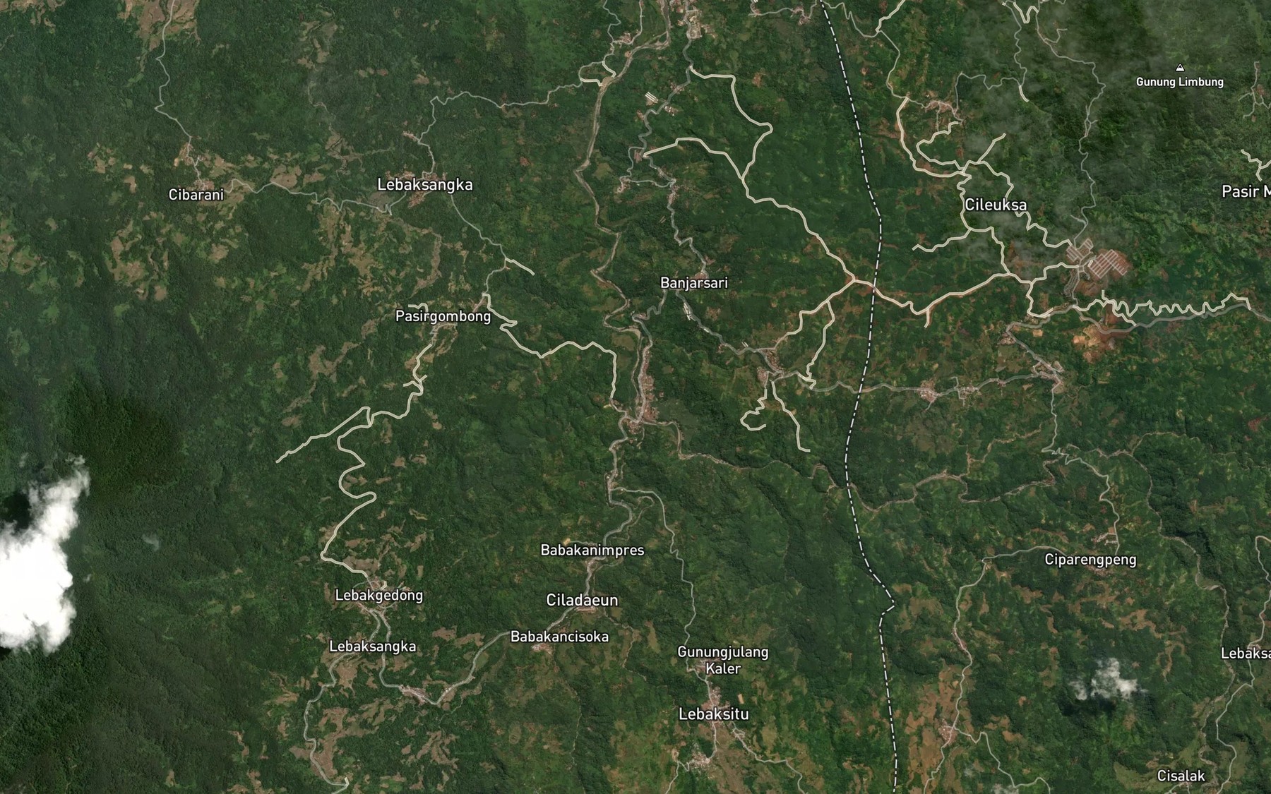 Satellite map of the Ci Hinis