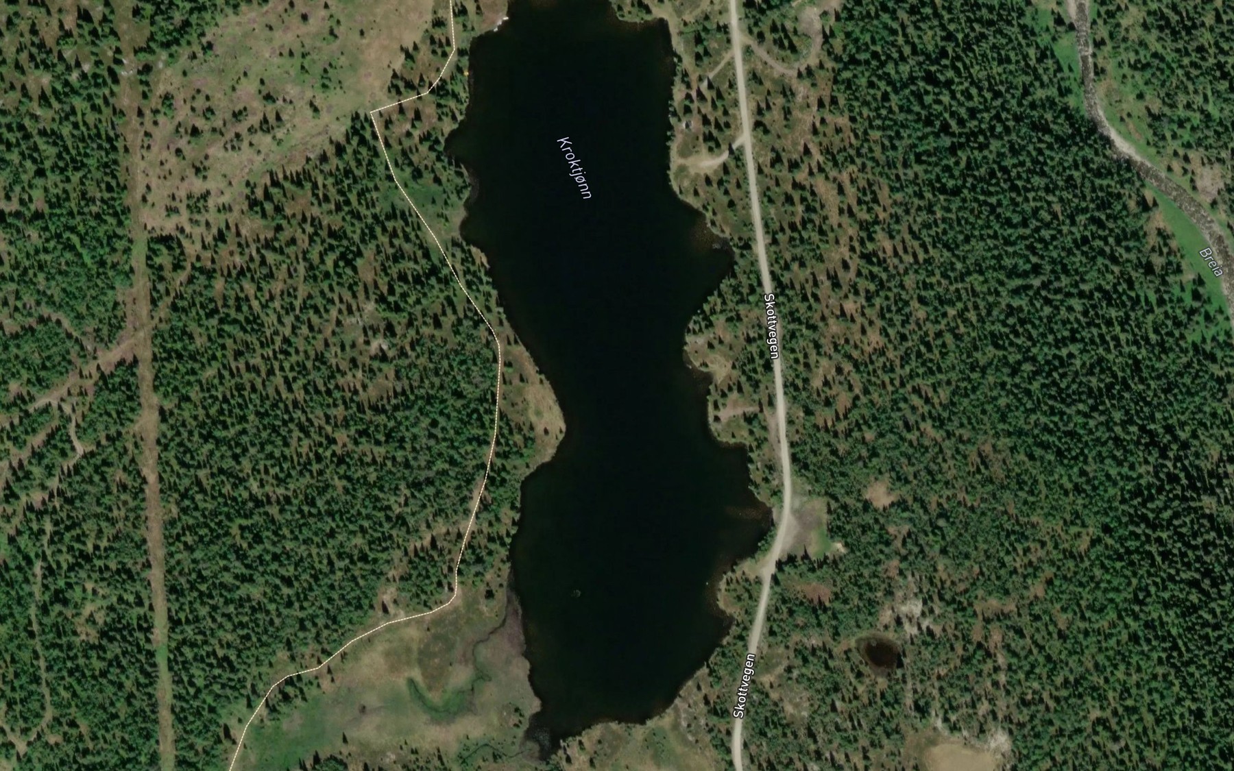 Satellite map of the Kroktjorn