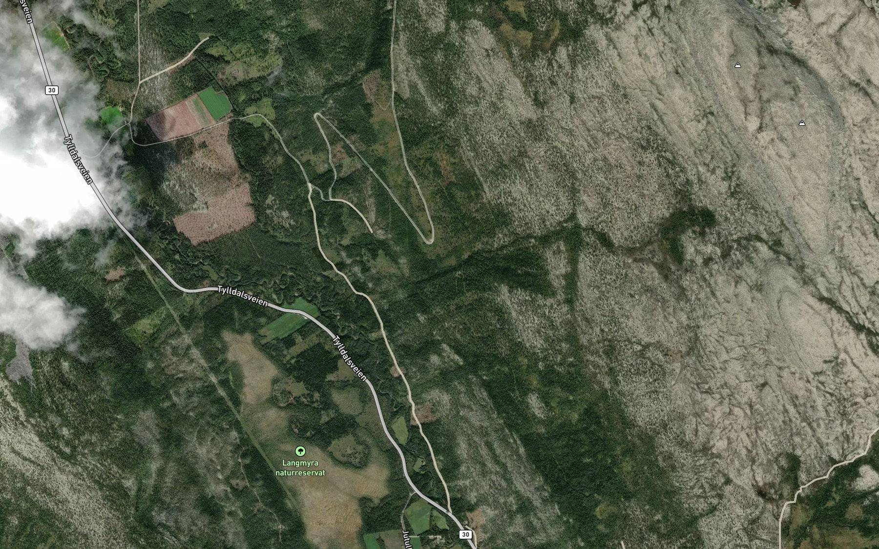 Satellite map of the Bunasbekken