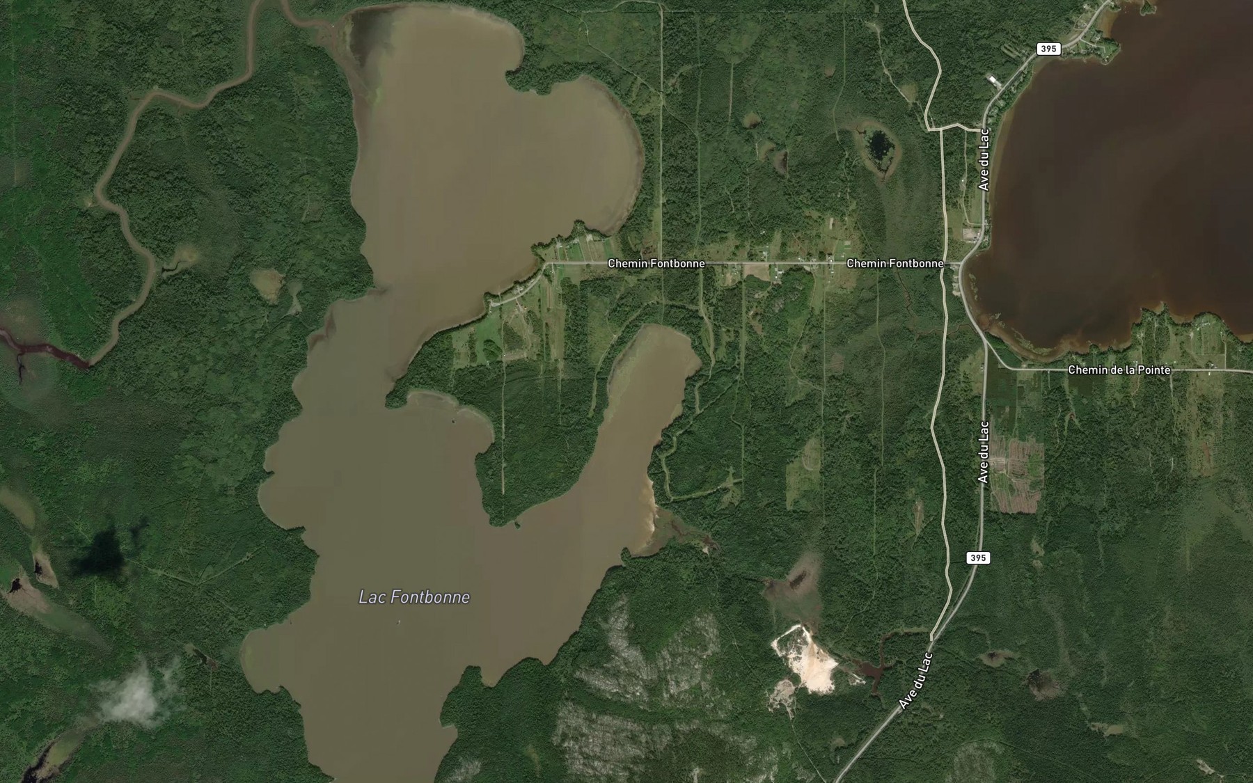 Satellite map of the Baie Indienne
