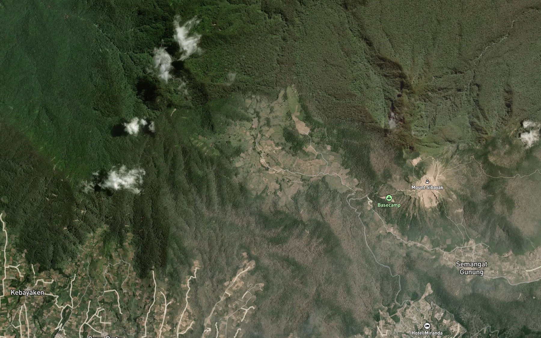 Satellite map of the Lau Uncim