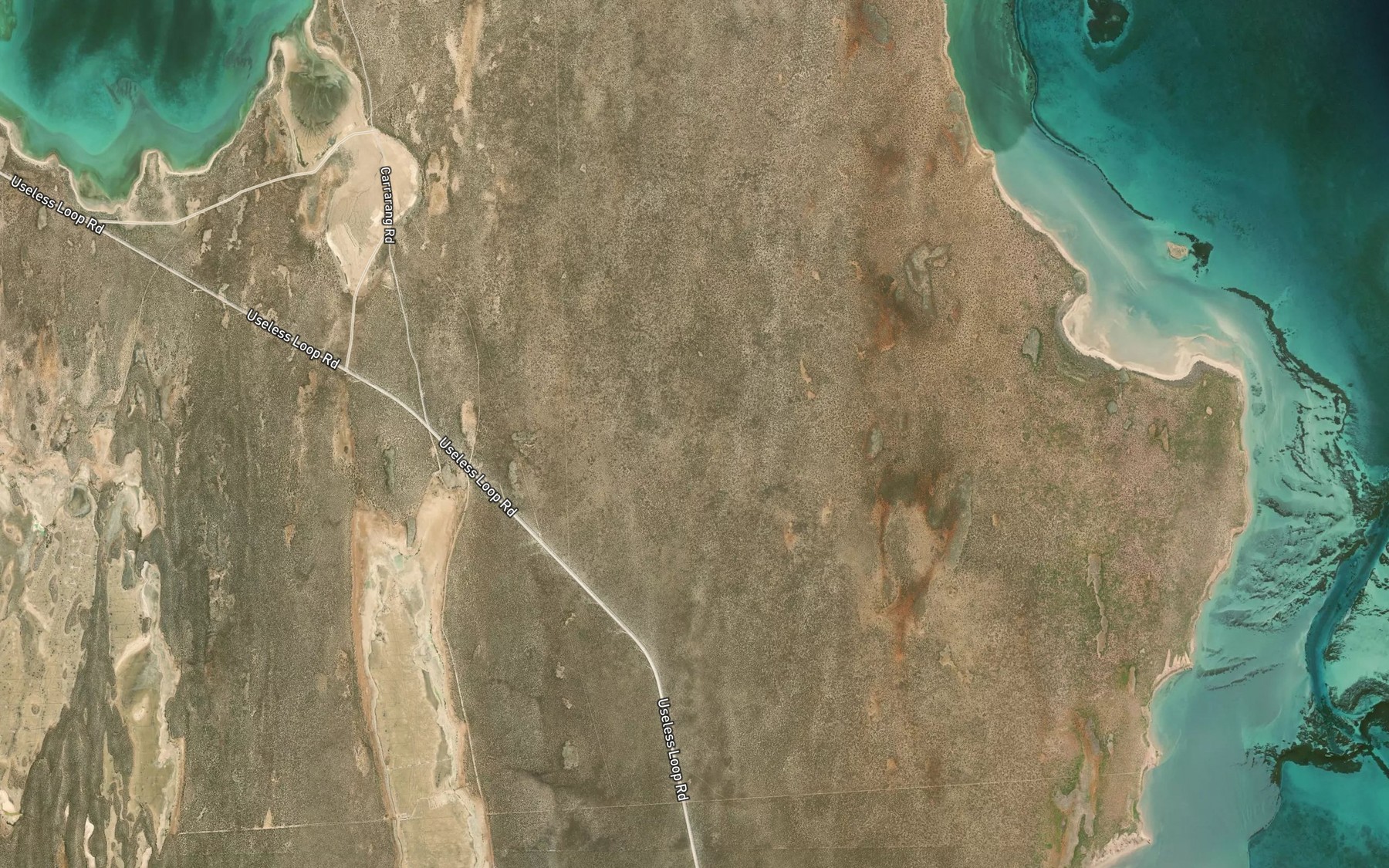 Satellite map of the Editarra Spring