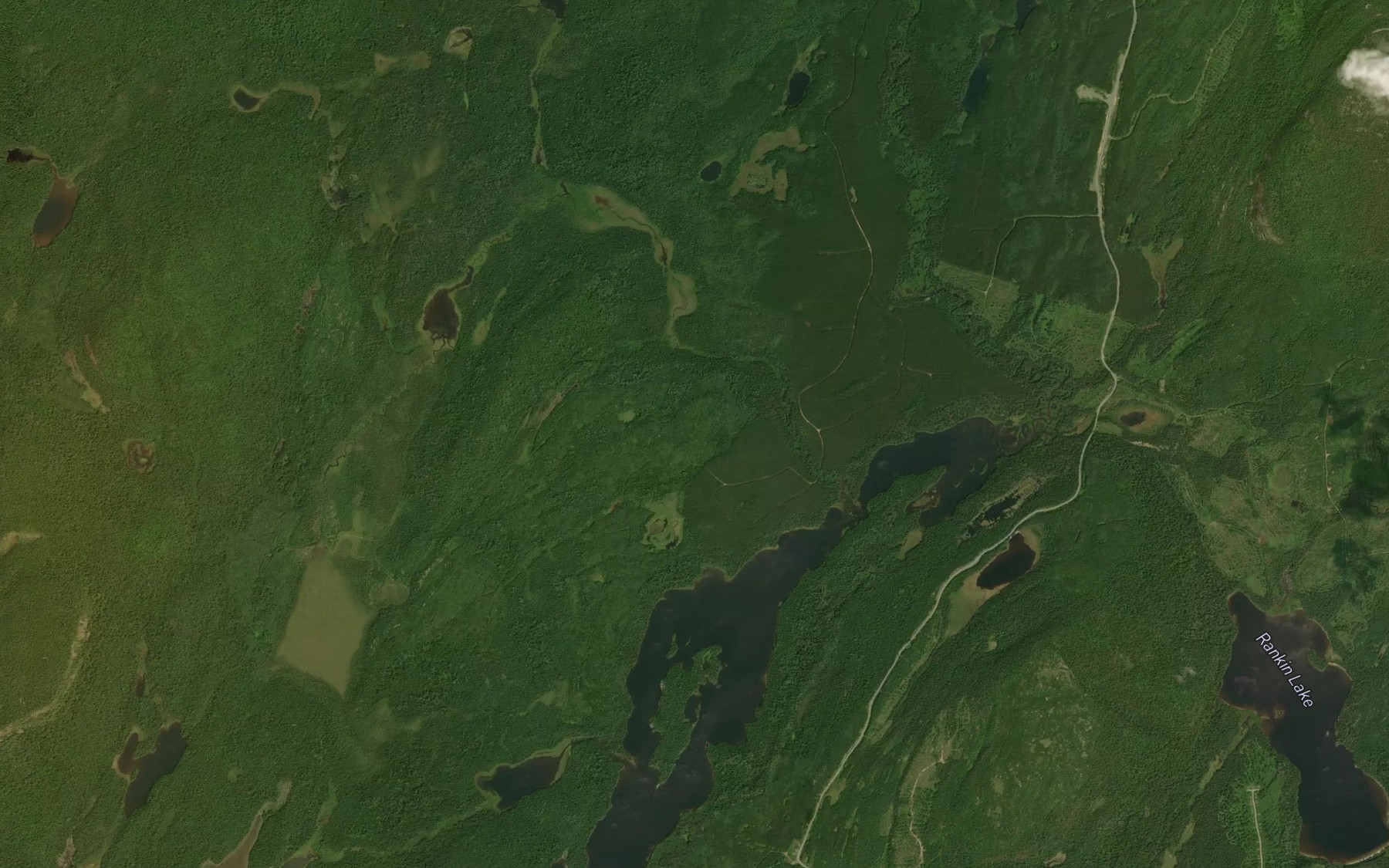 Satellite map of the Heron Creek