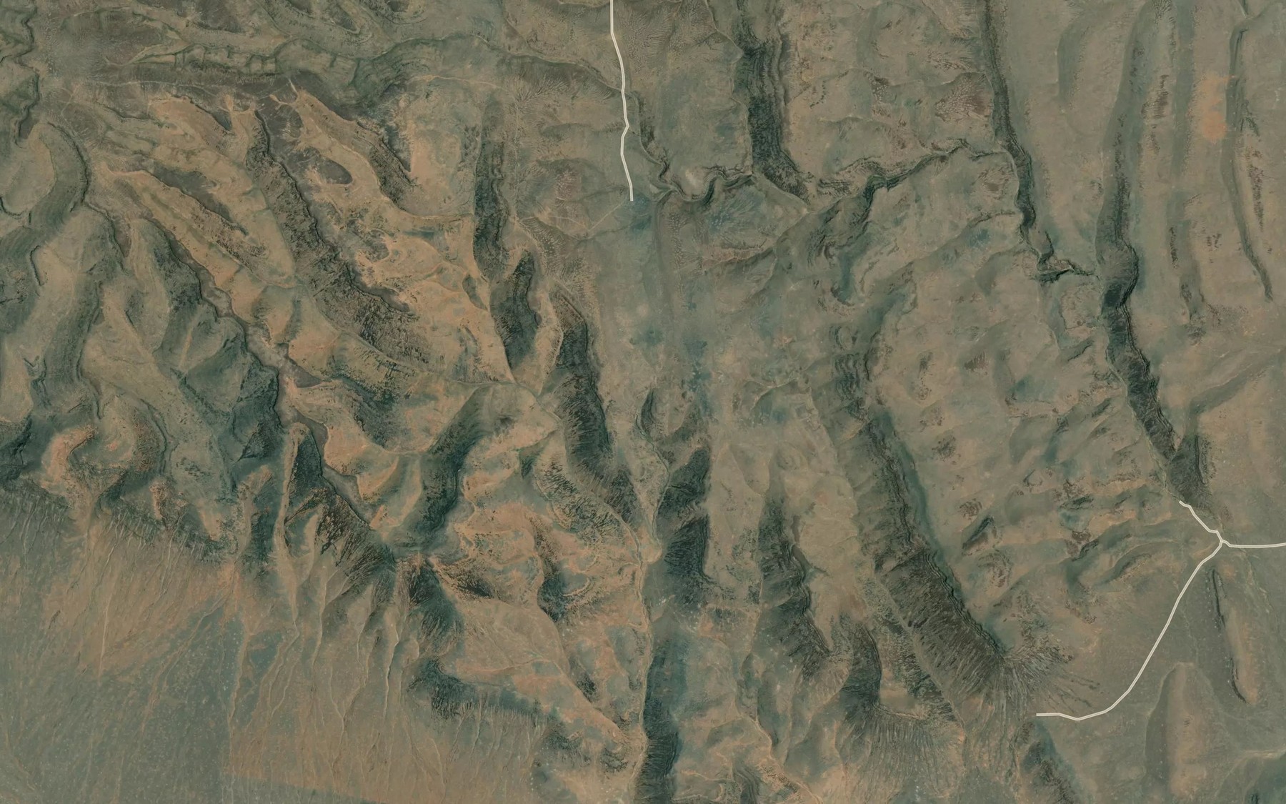 Satellite map of the Mickey Spring