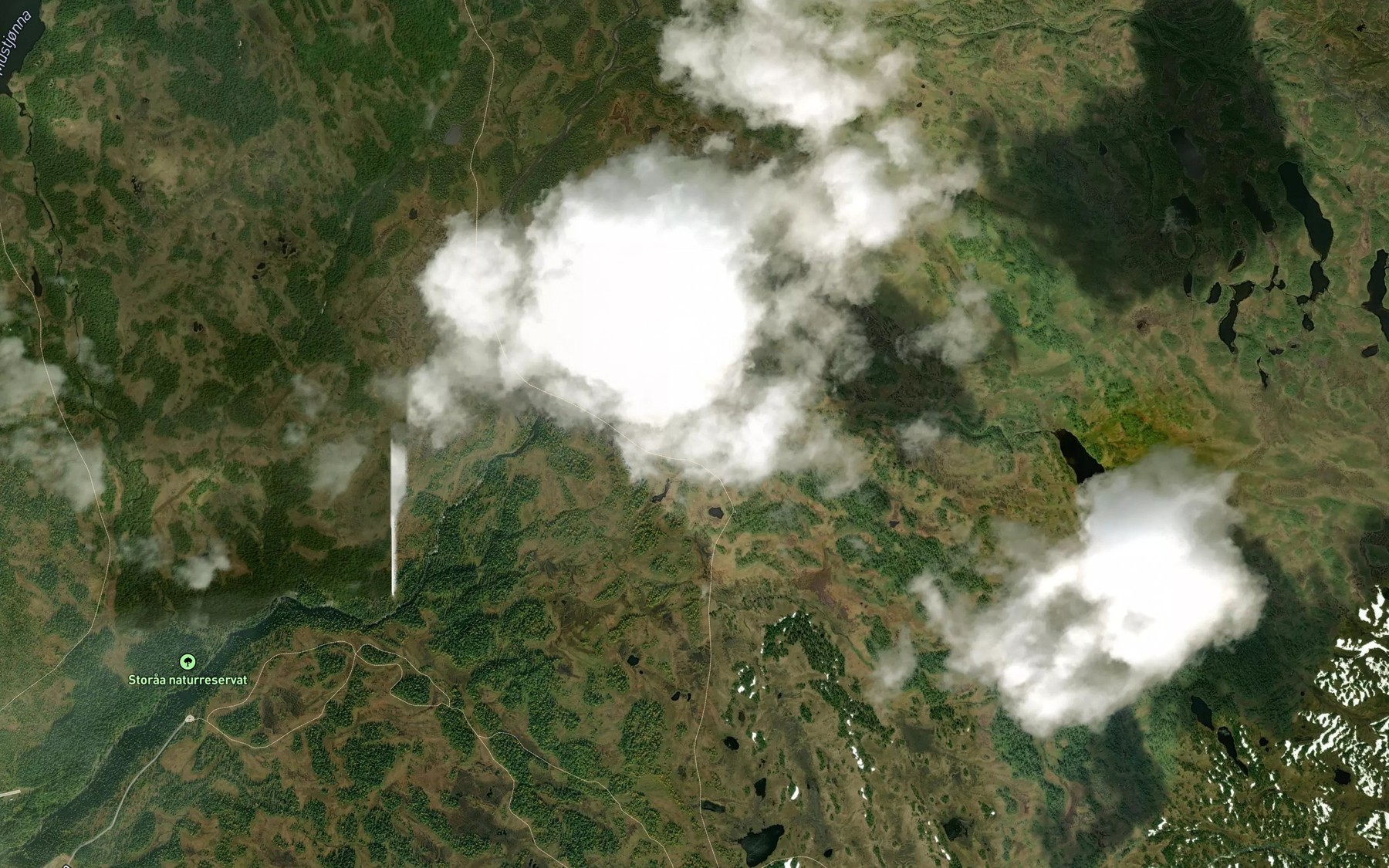Satellite map of the Litl-Gravtjonnbekken