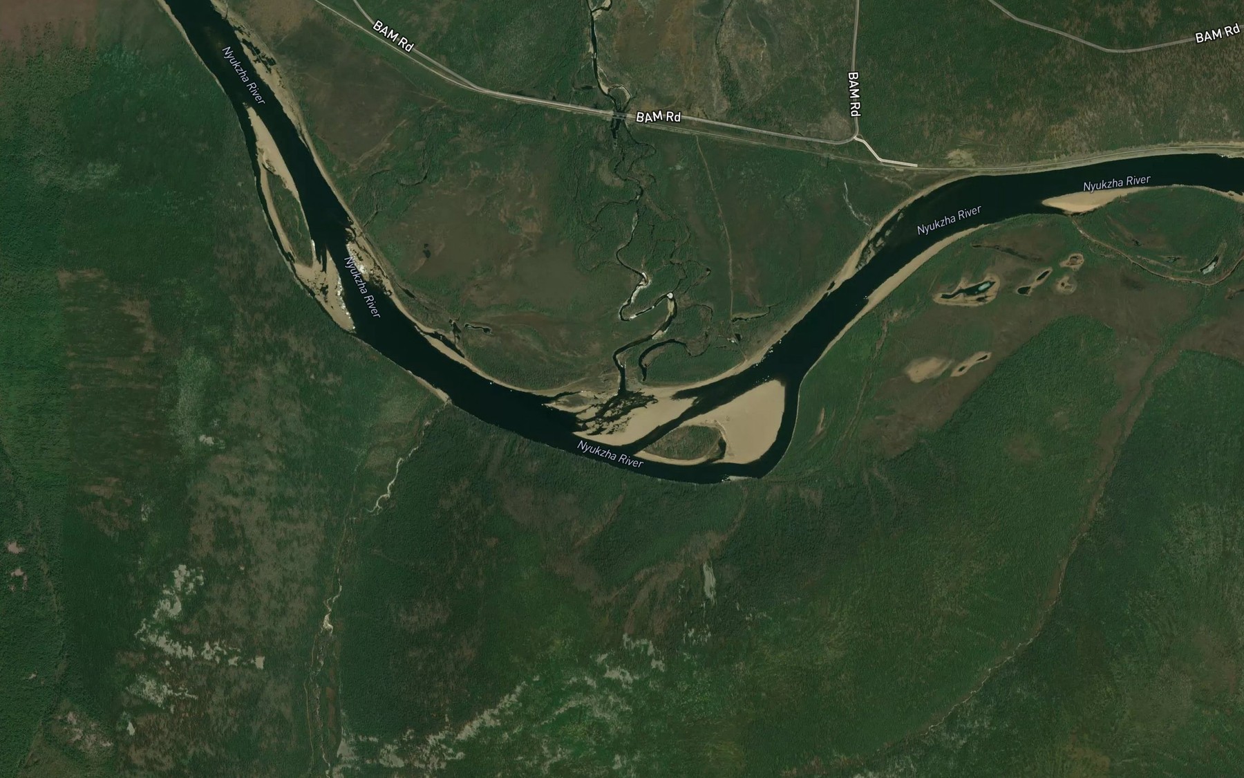 Satellite map of the Namarak