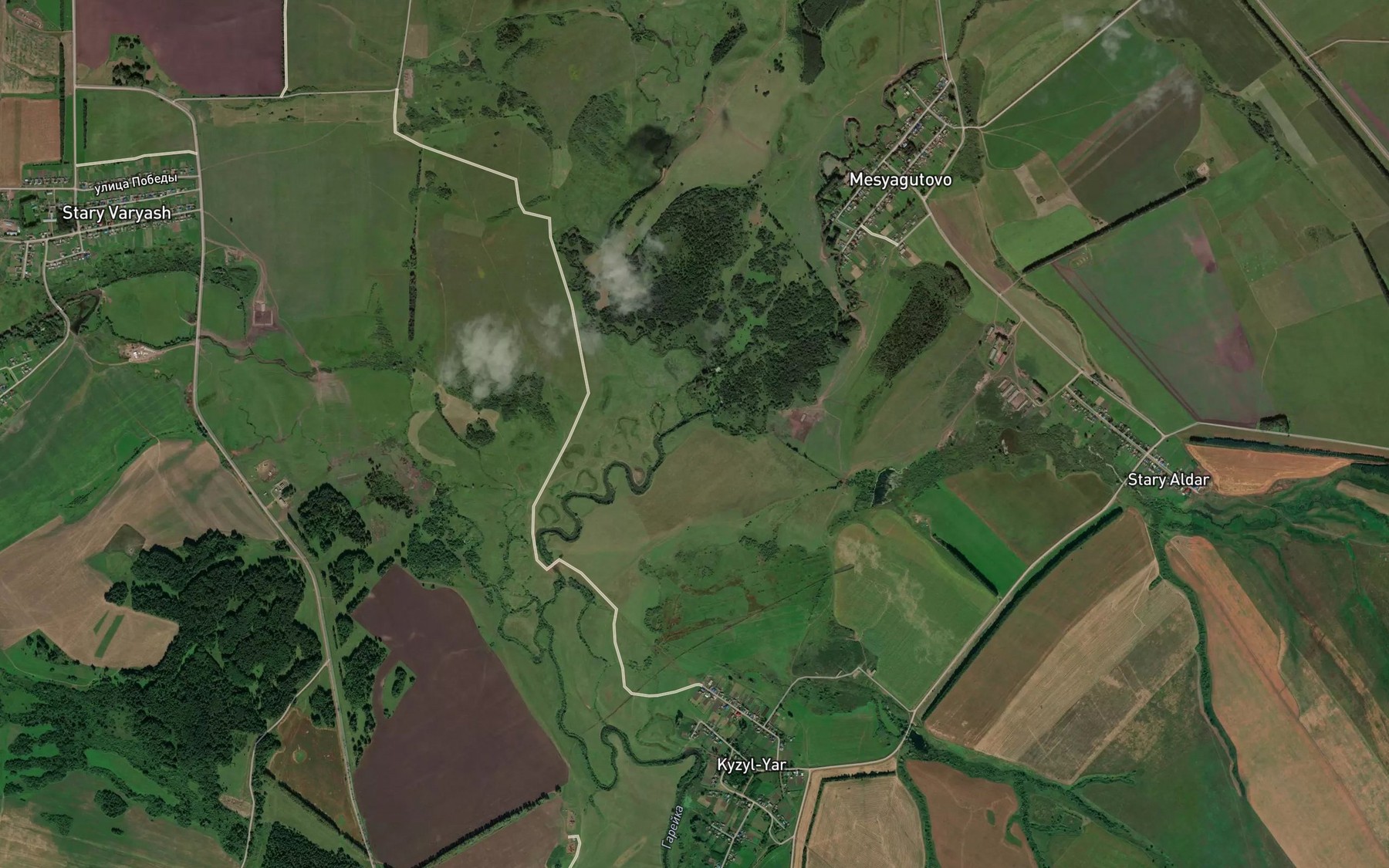 Satellite map of the Umangora