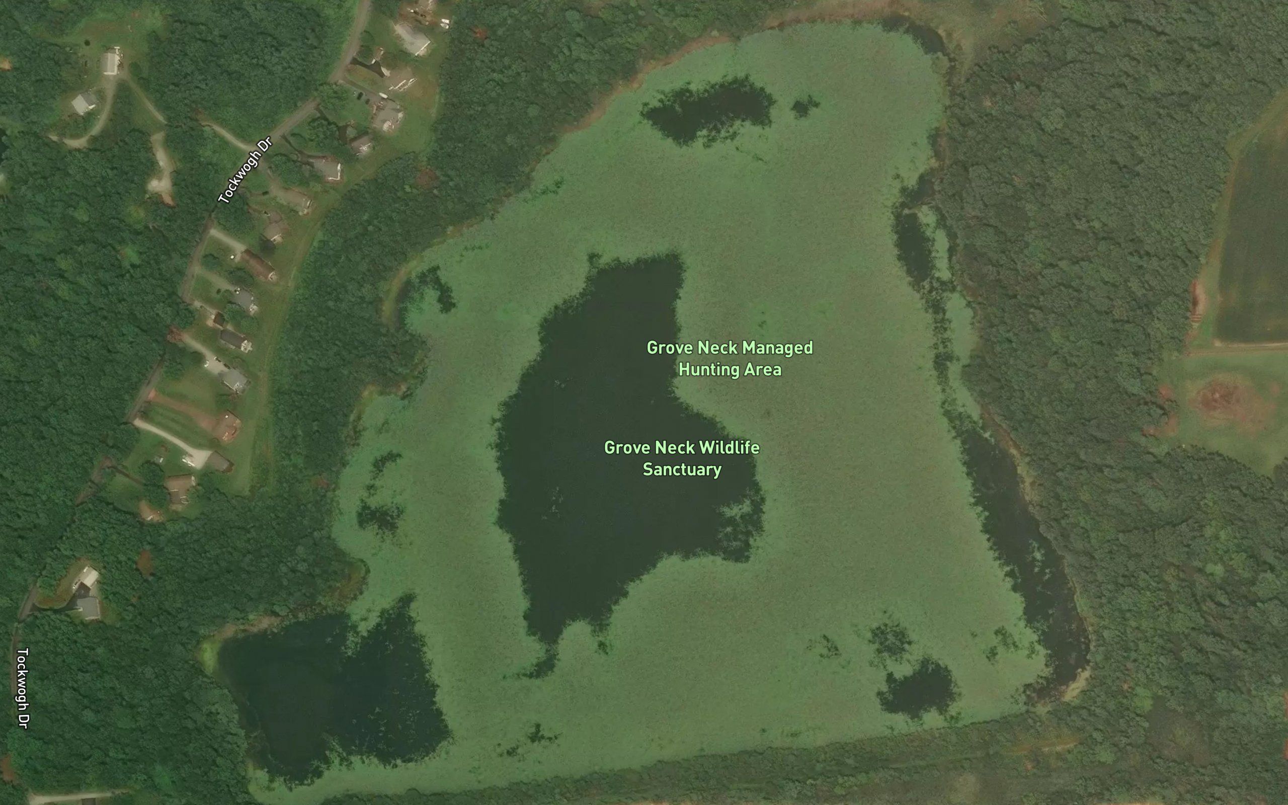 Grove Point Disposal Area Lake