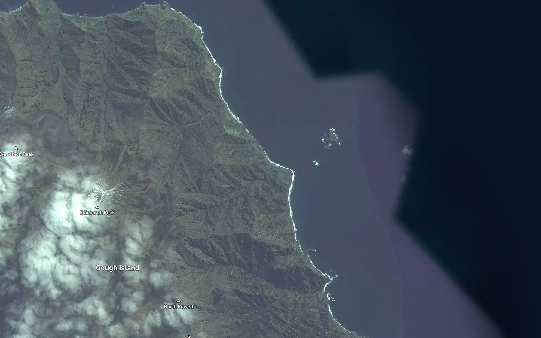 Satellite map of the Wild Glen