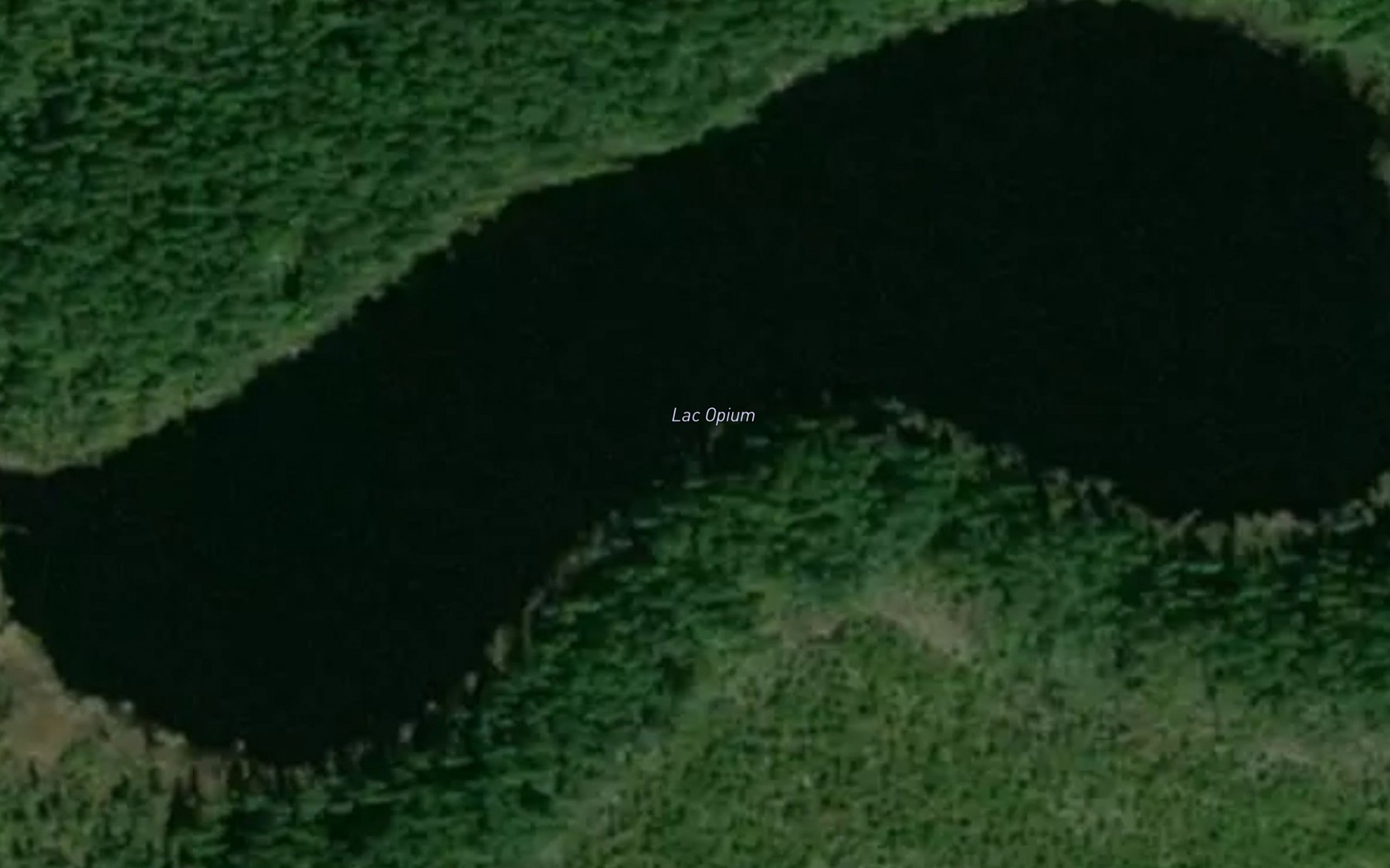 Satellite map of the Lac Opium