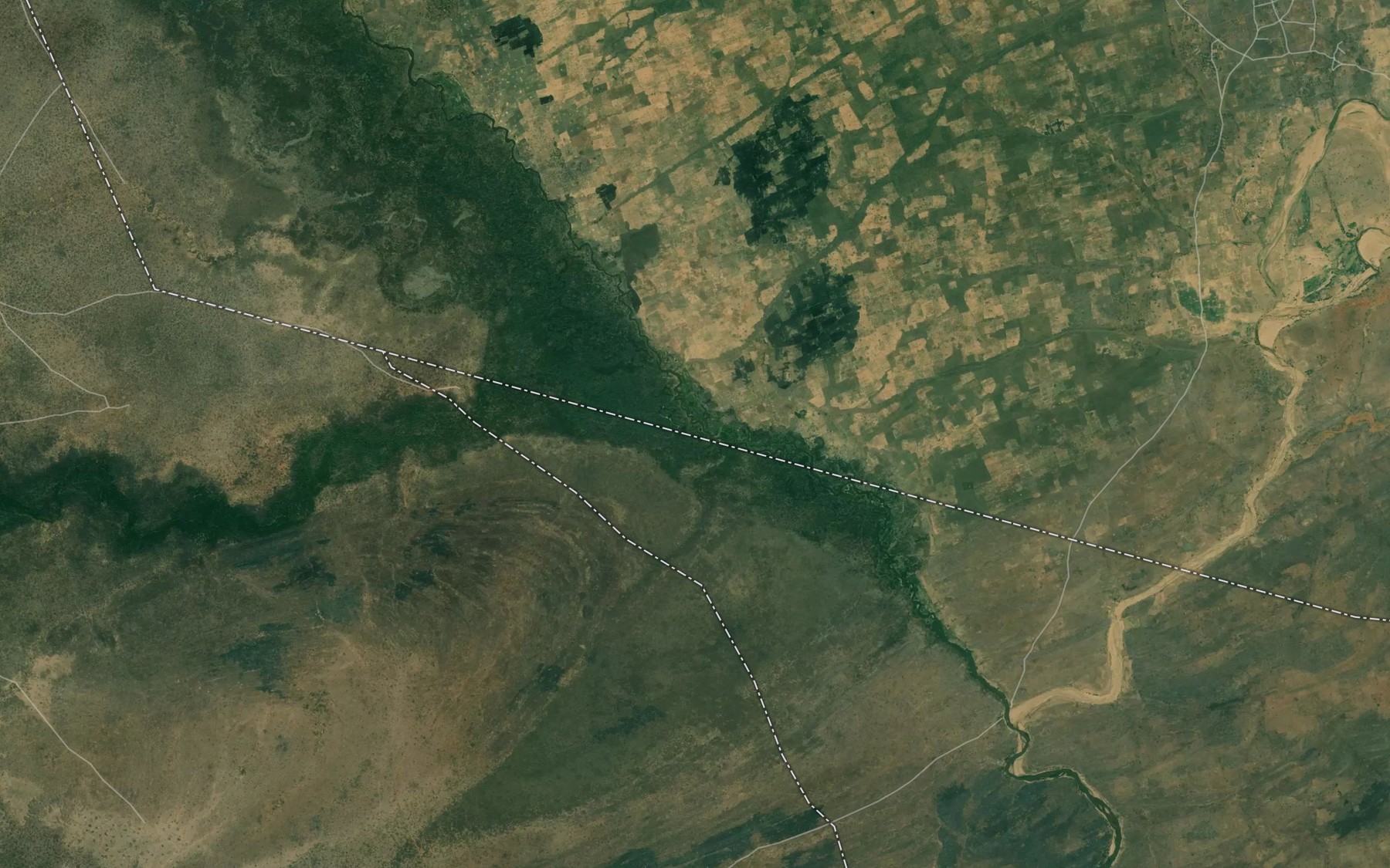 Satellite map of the Geji