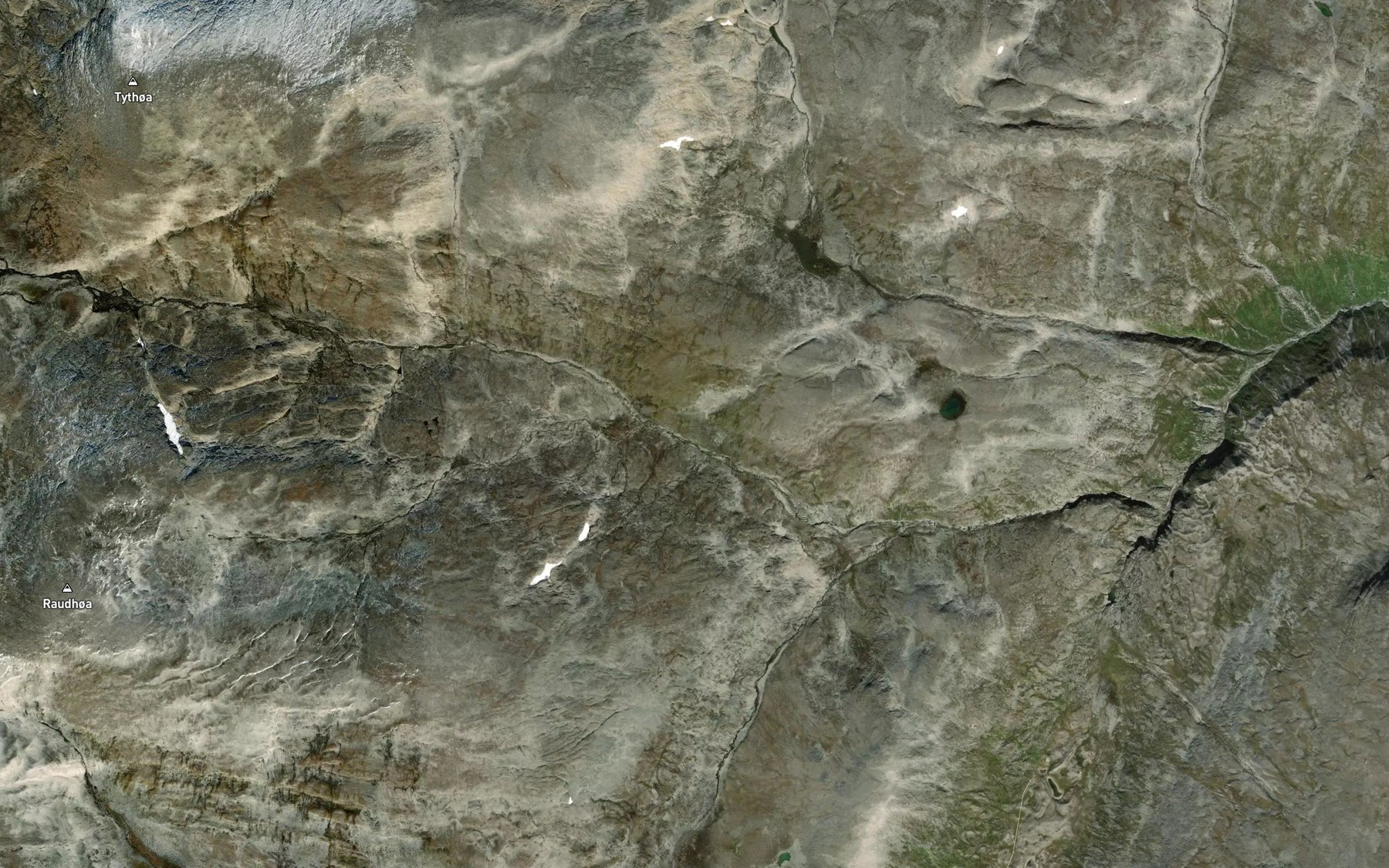 Satellite map of the Flatbekken