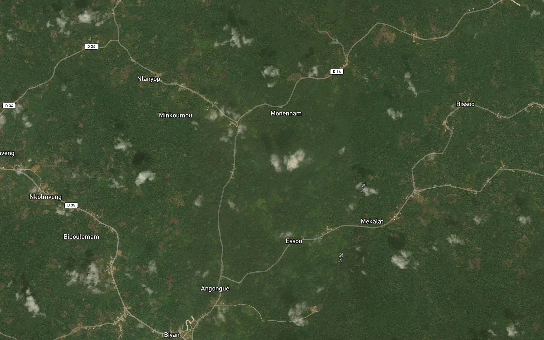 Satellite map of the Koa