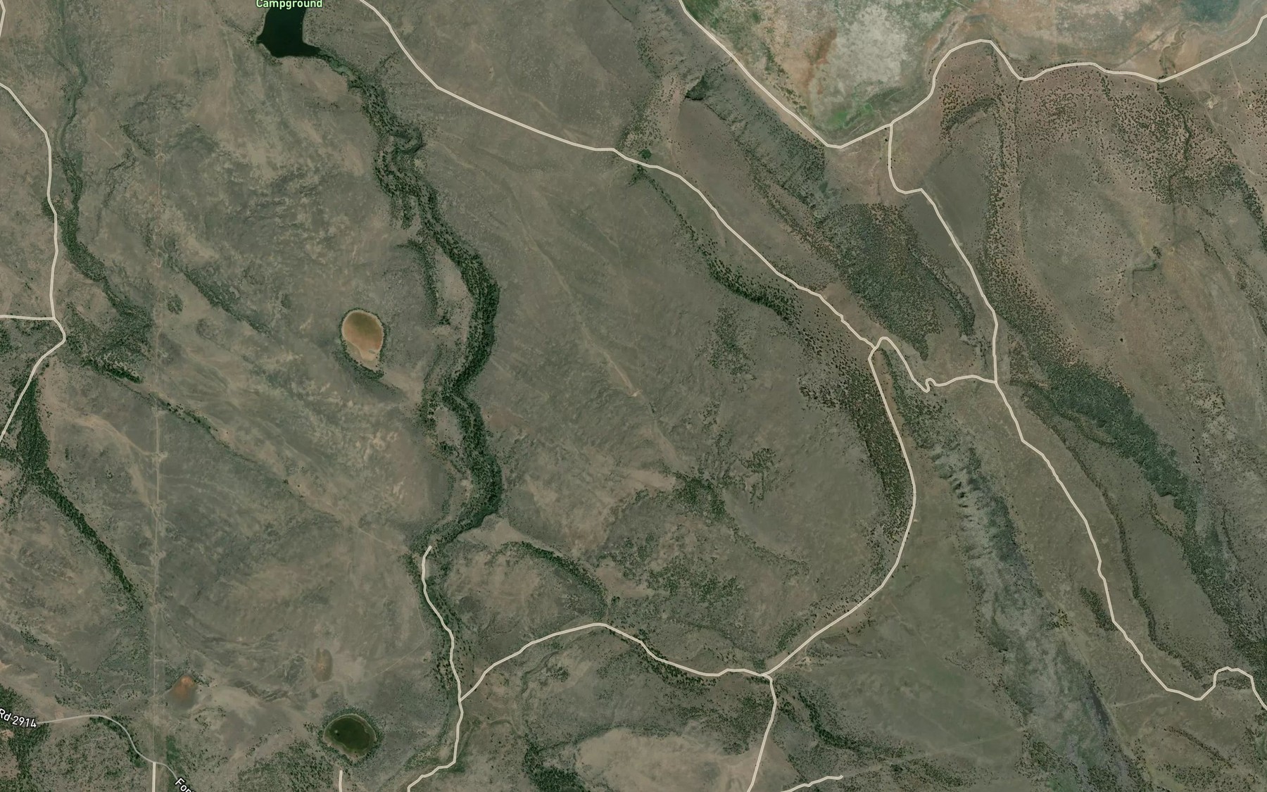 Satellite map of the Two Sheep Waterhole
