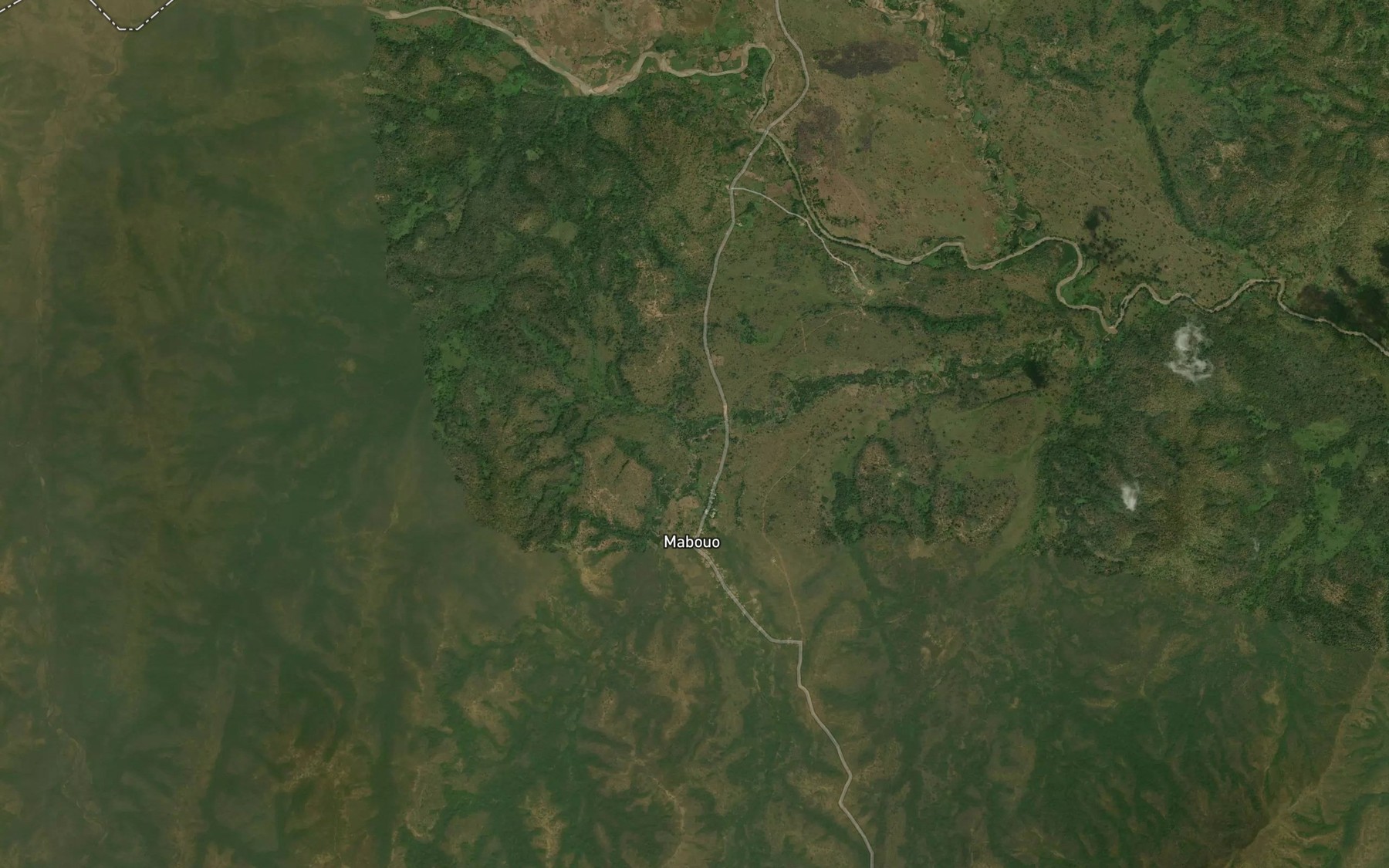 Satellite map of the Manka'