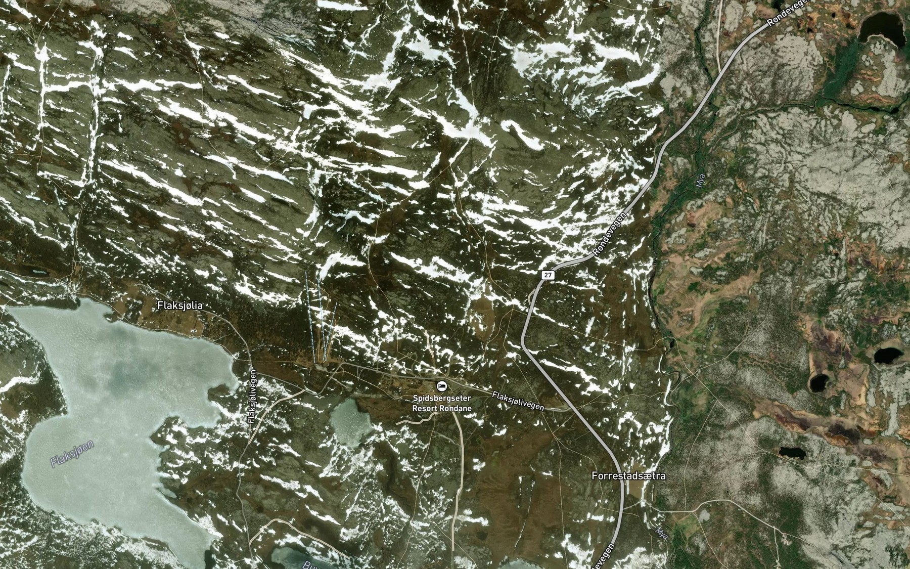 Satellite map of the Oygardsbekken