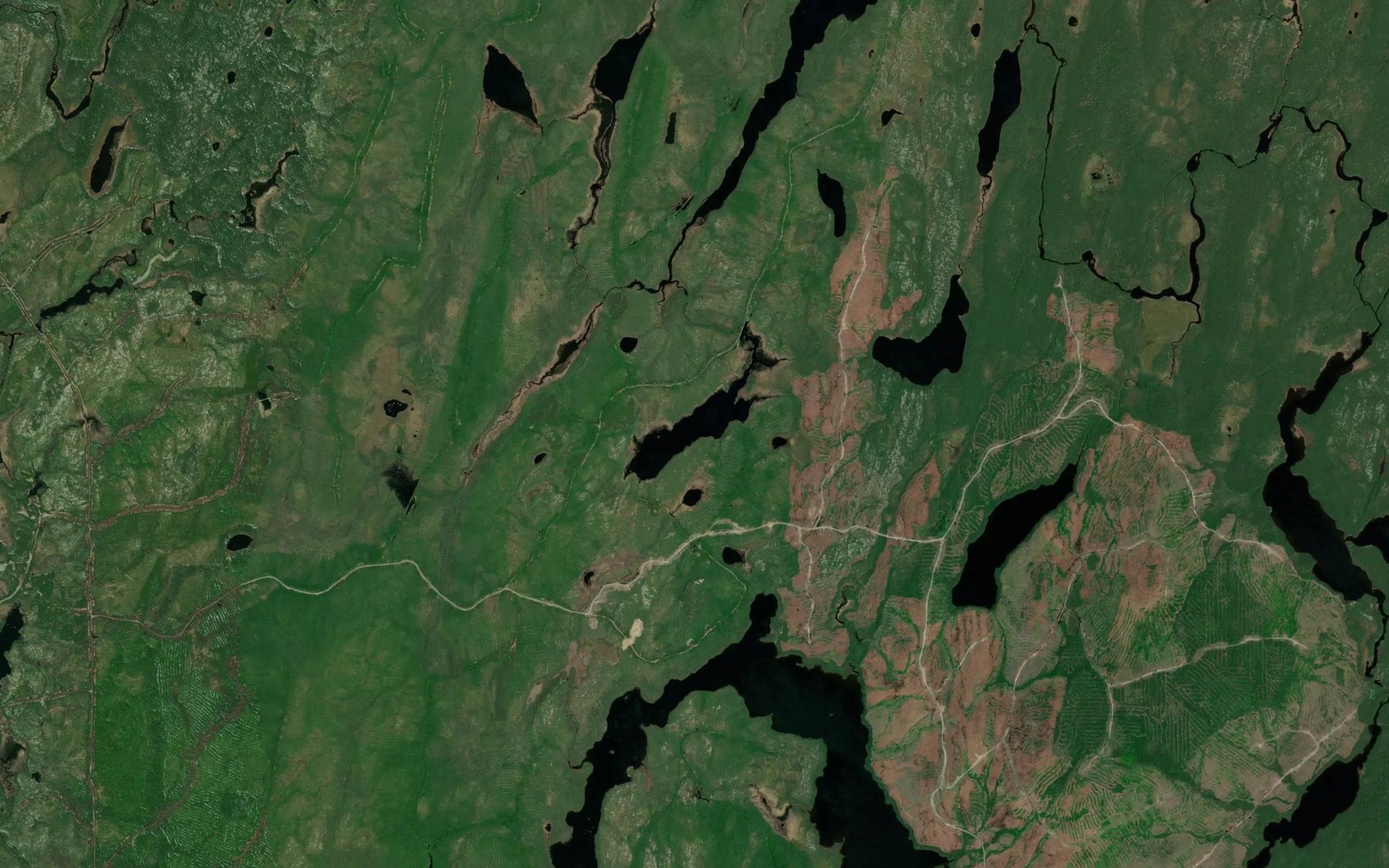 Satellite map of the Lac Cleppe