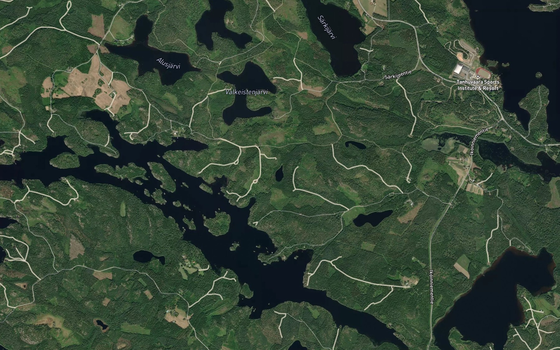 Satellite map of the Kitkanlampi