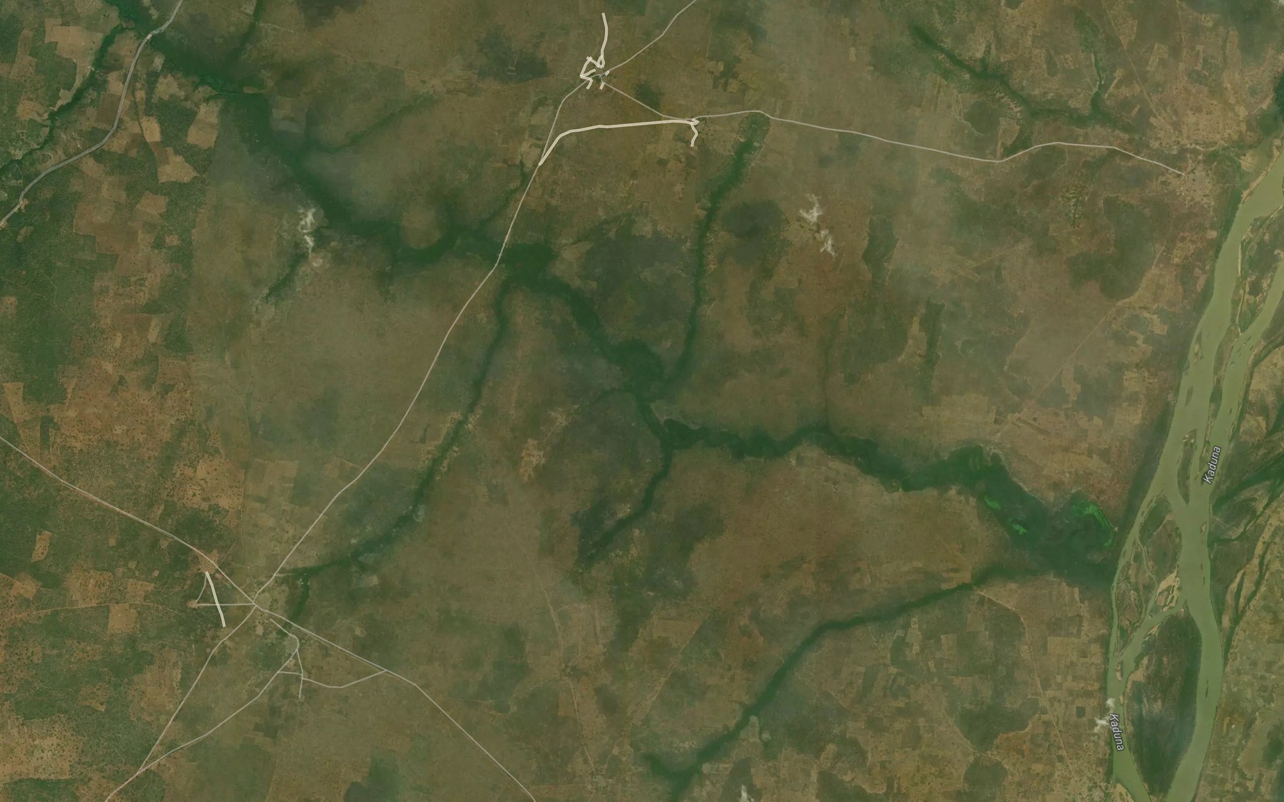 Satellite map of the River Gerdgi