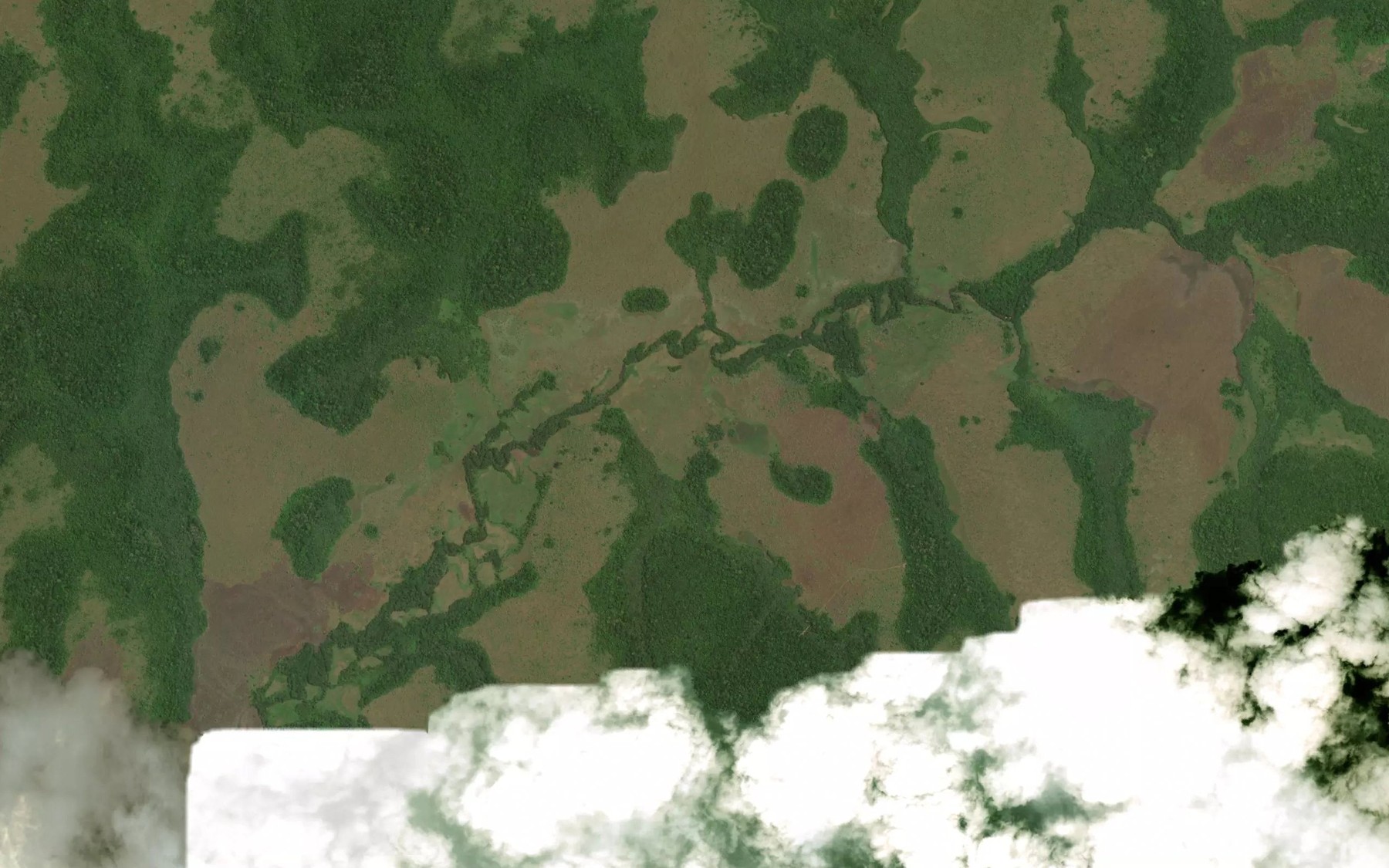 Satellite map of the Malinde
