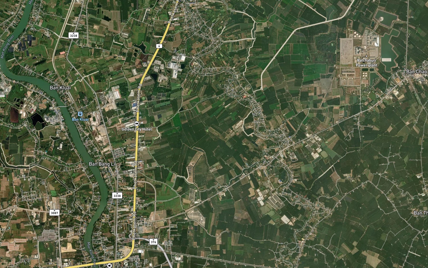 Satellite map of the Nong Khaem